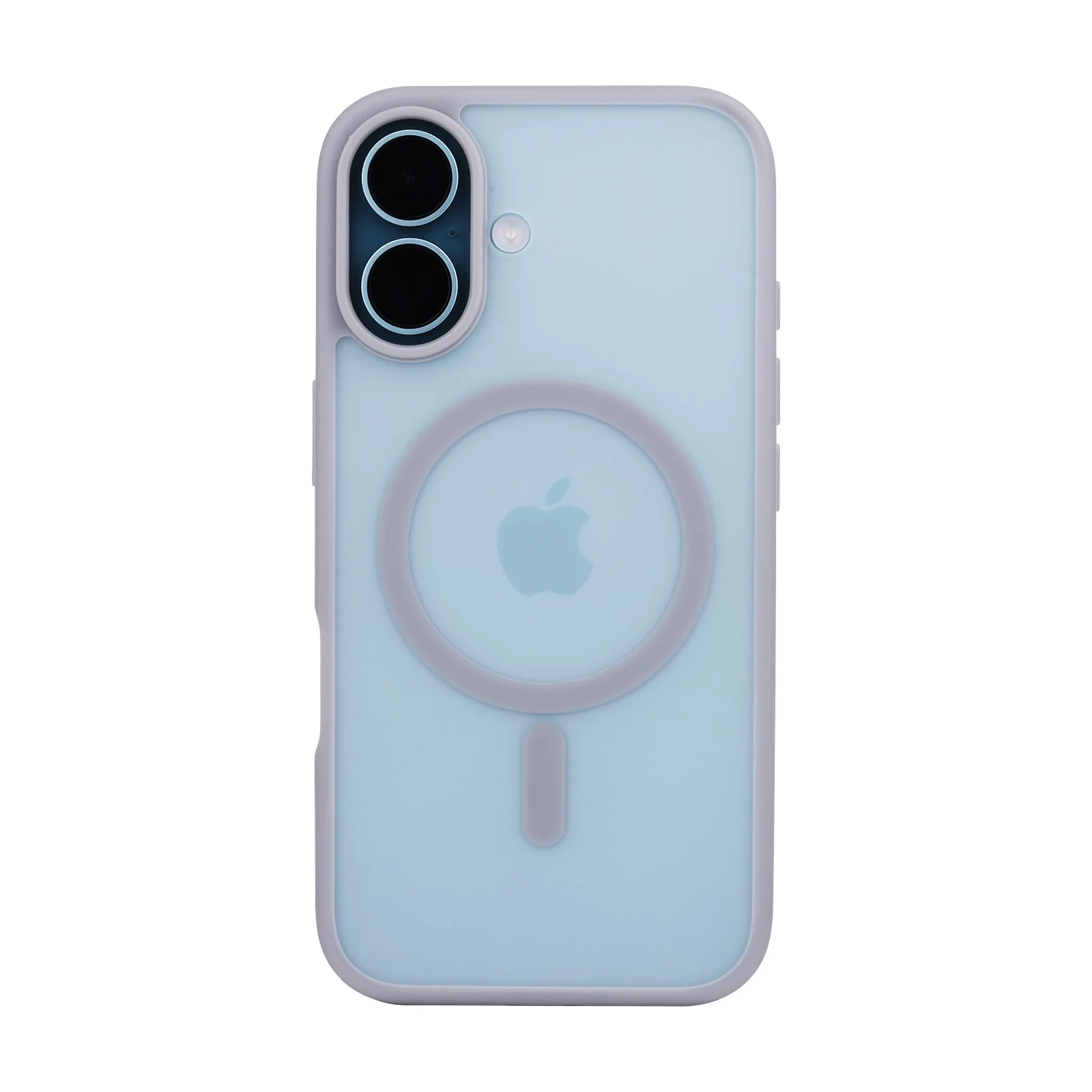 TEKNE Matt MagSafe Case for iPhone 16 Plus | Matte Finish | MagSafe Compatible & Scratch-Resistant - Grey - Image 2