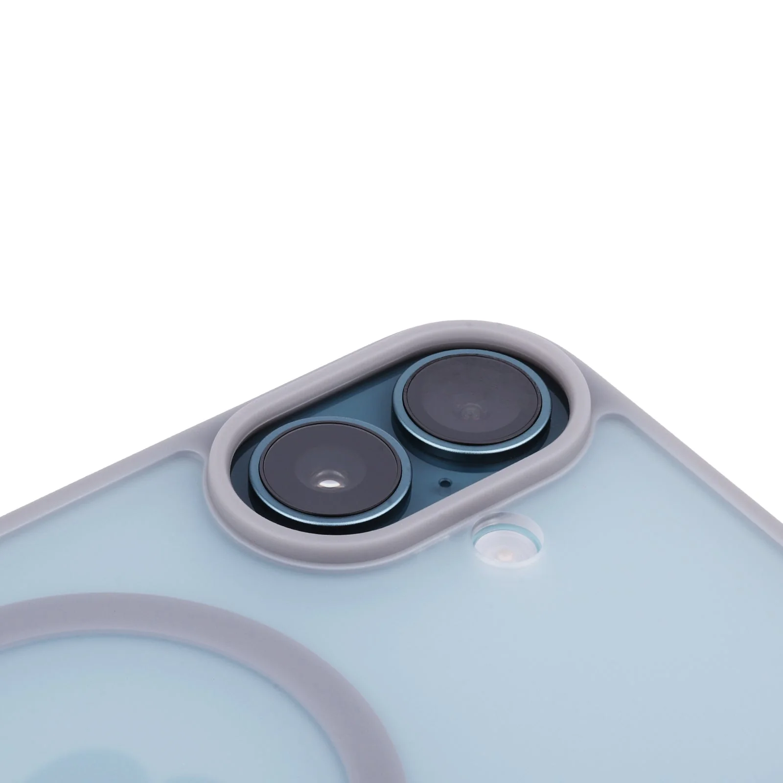TEKNE Matt MagSafe Case for iPhone 16 Plus | Matte Finish | MagSafe Compatible & Scratch-Resistant - Grey - Image 3