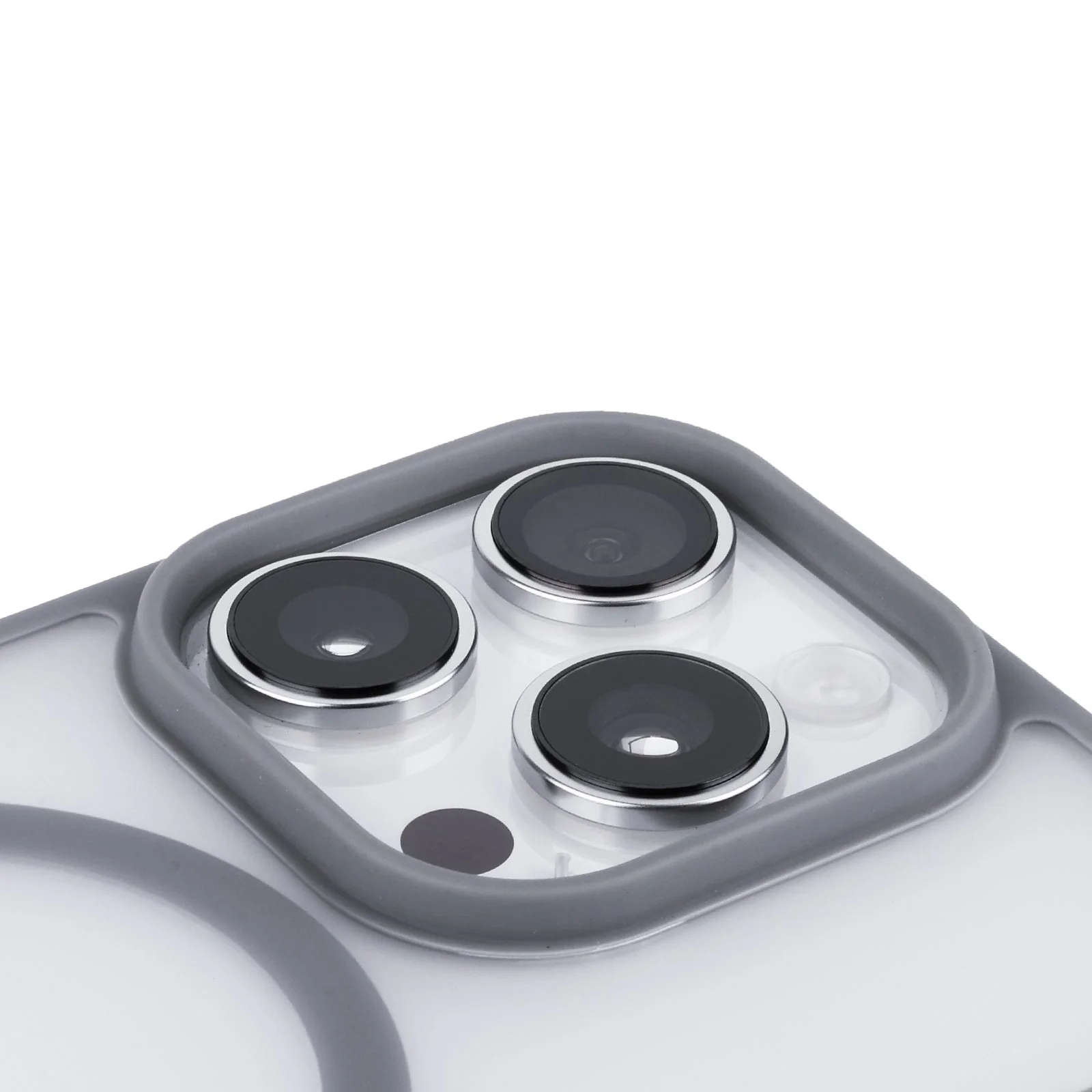 TEKNE Matt MagSafe Case for iPhone 16 Pro | Matte Finish | MagSafe Compatible & Scratch-Resistant - Grey - Image 3