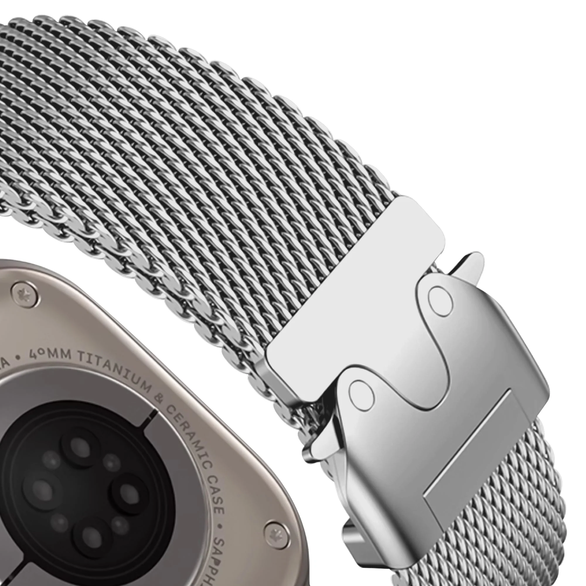 TEKNE Milanese Adventure Band | Slim, Breathable, Secure Magnetic Strap  - Image 4