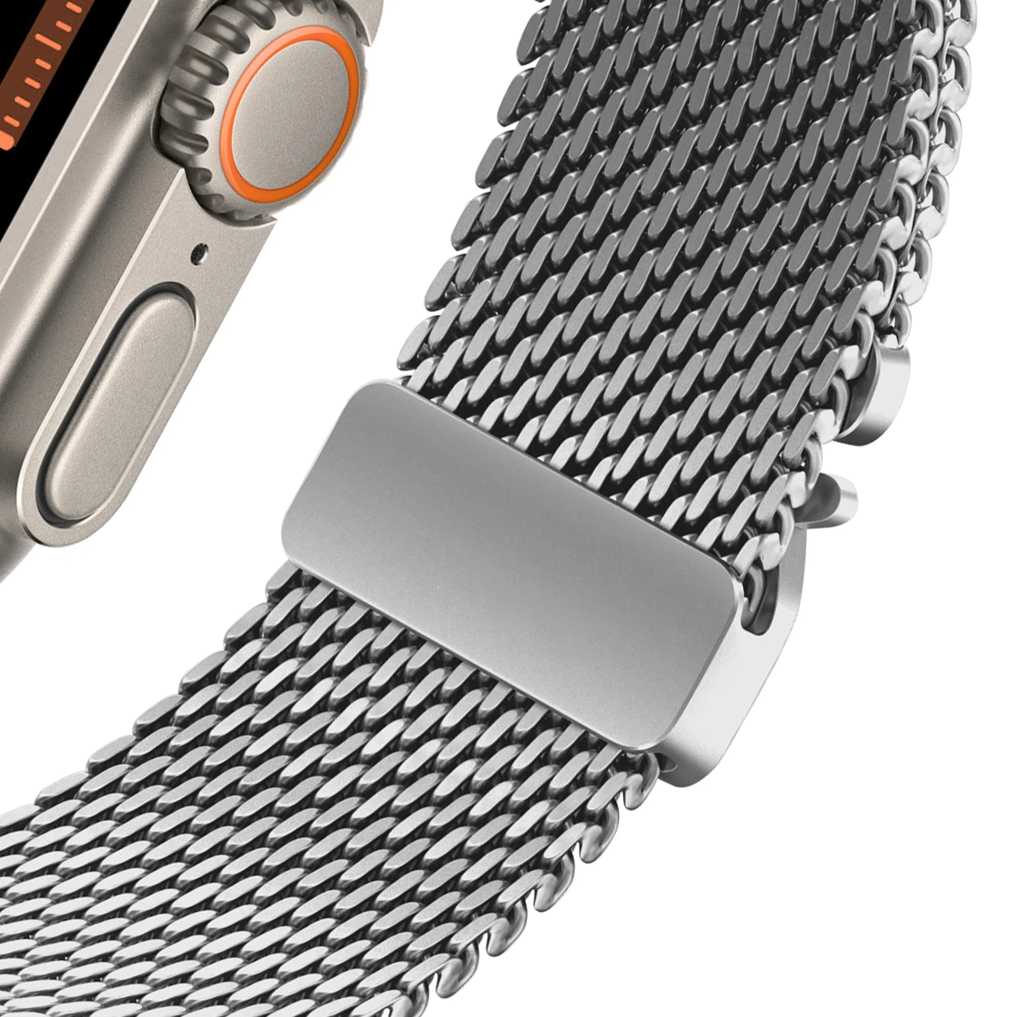 TEKNE Milanese Adventure Band | Slim, Breathable, Secure Magnetic Strap  - Image 5