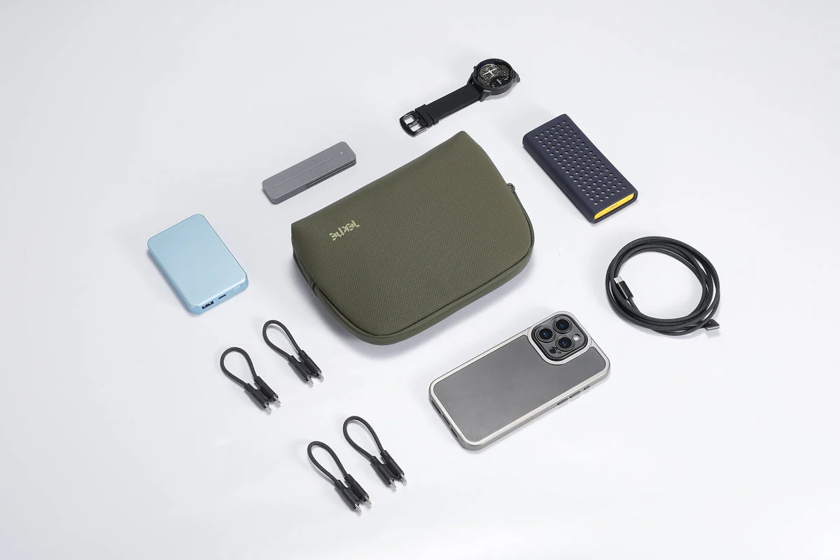 TEKNE Mini Tech Organiser-Green - Image 7