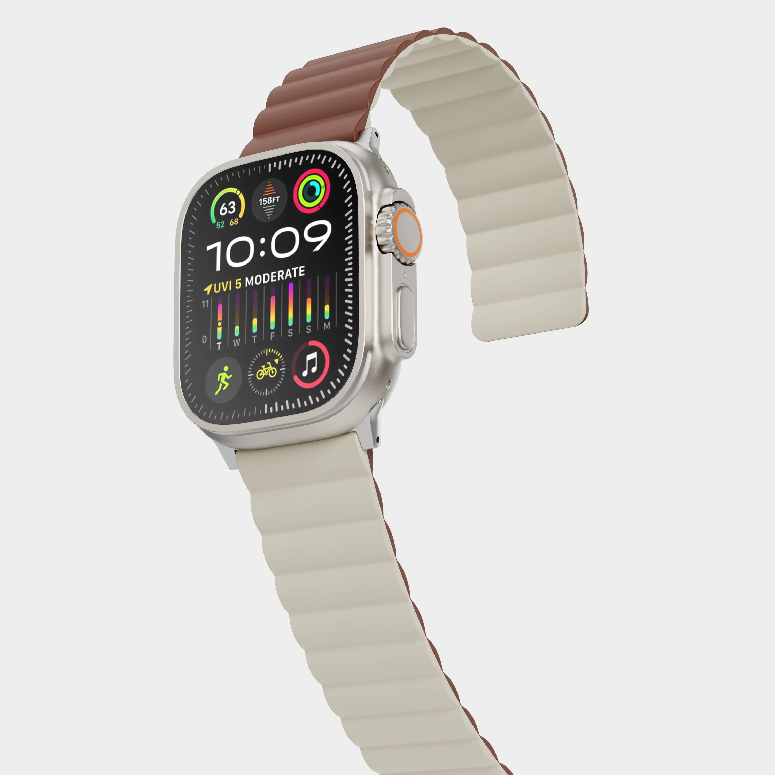 TEKNE Reversible Classic Silicone Magnetic Band | Dual-Sided, Magnetic, Waterproof Strap  - Image 2