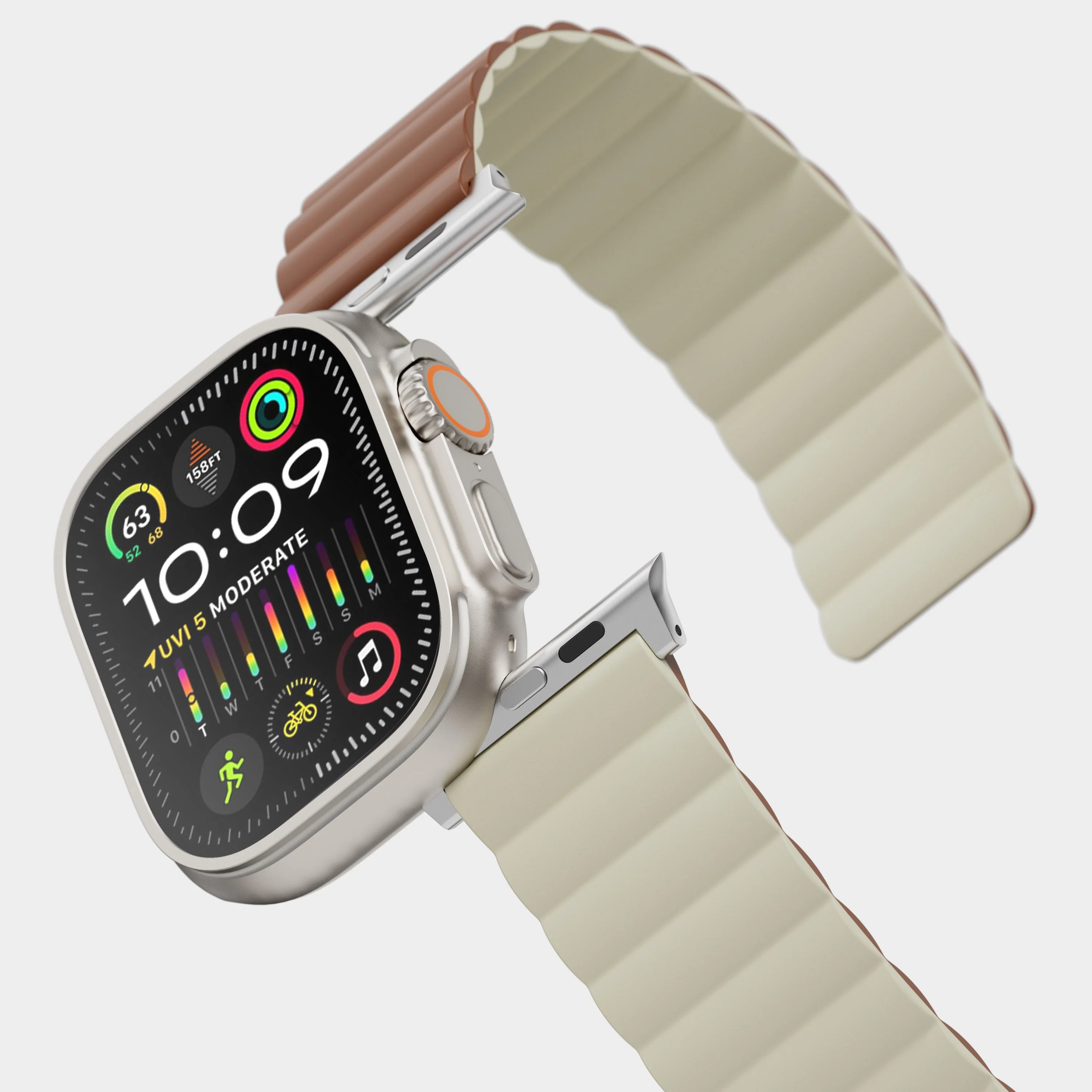 TEKNE Reversible Classic Silicone Magnetic Band | Dual-Sided, Magnetic, Waterproof Strap  - Image 3
