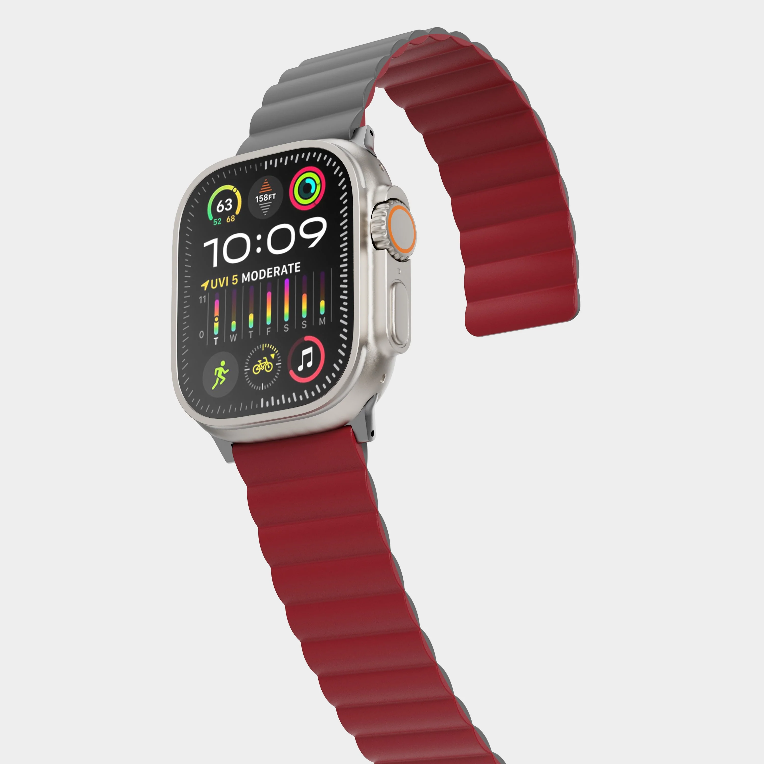 TEKNE Reversible Classic Silicone Magnetic Band | Dual-Sided, Magnetic, Waterproof Strap  - Image 2