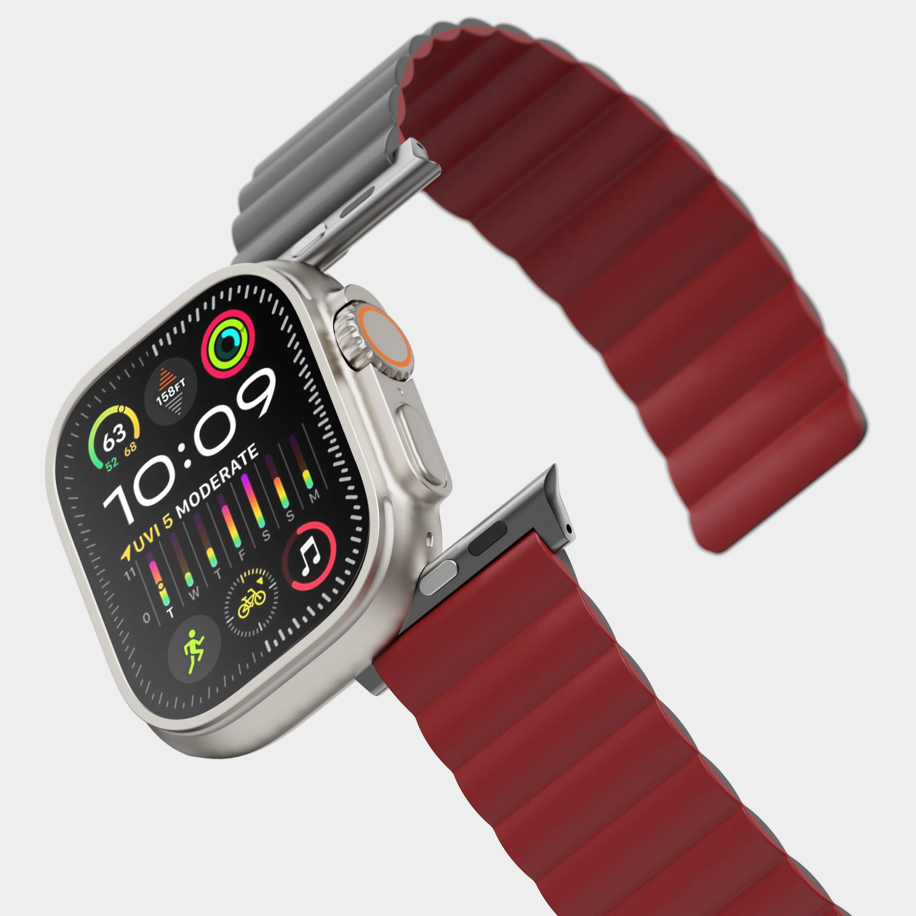 TEKNE Reversible Classic Silicone Magnetic Band | Dual-Sided, Magnetic, Waterproof Strap  - Image 3