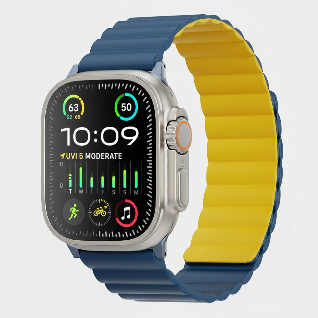 TEKNE Reversible Classic Silicone Magnetic Band | Dual-Sided, Magnetic, Waterproof Strap  - Image 2