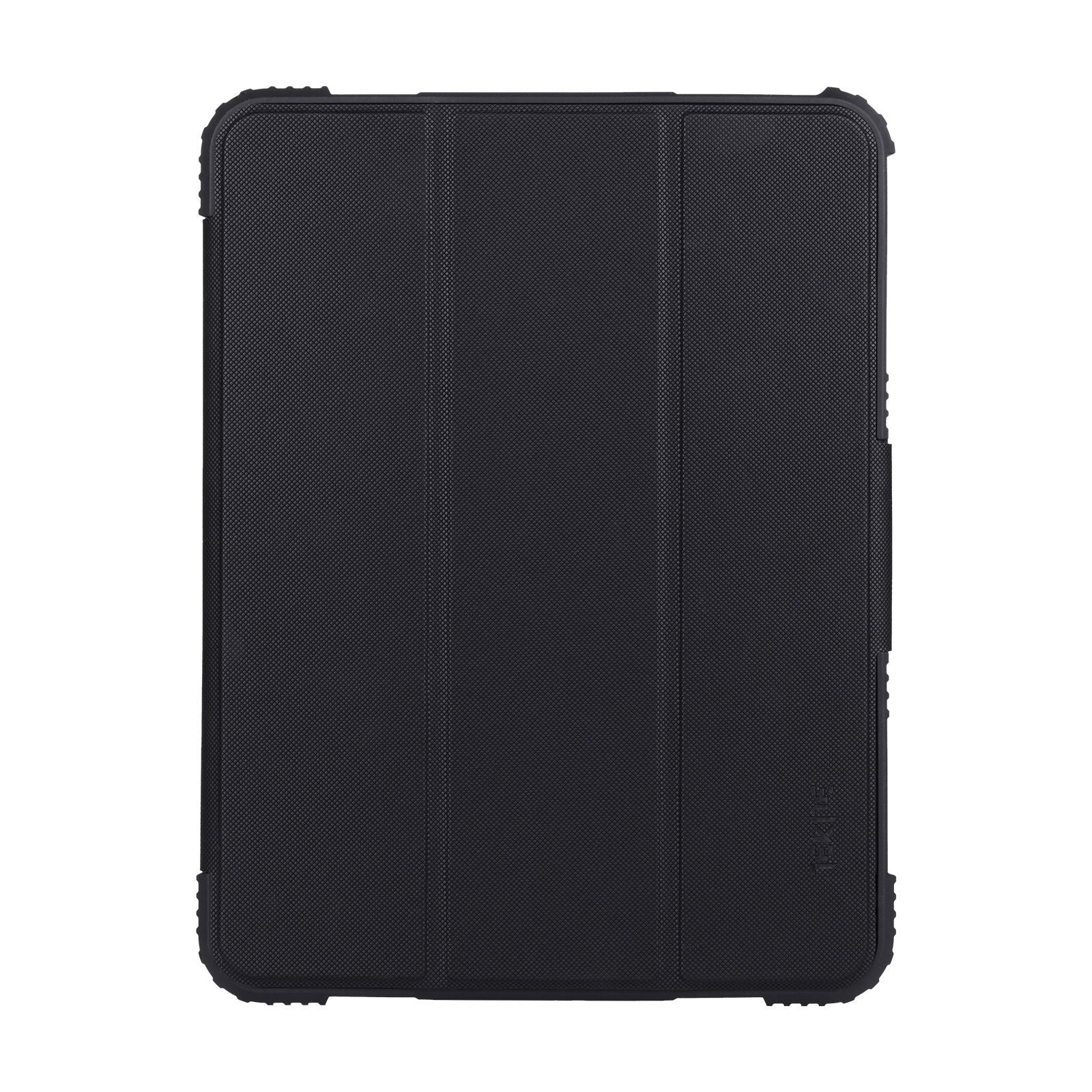 TEKNE Shockproof Vegan Leather Case for iPad 10th Gen 10.9 inch | Stand Function | Drop Protection - Black - Image 5