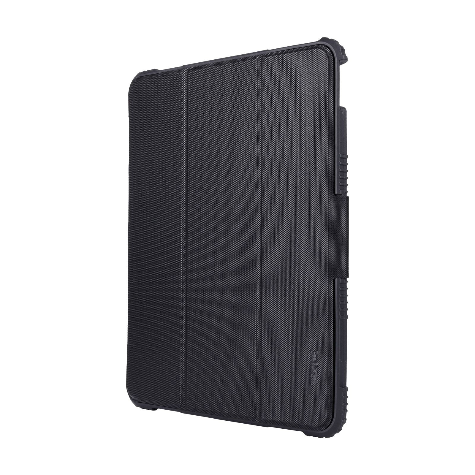 TEKNE Shockproof Vegan Leather Case for iPad Air 13 M2 | Stand Function | Drop Protection - Black - Image 4