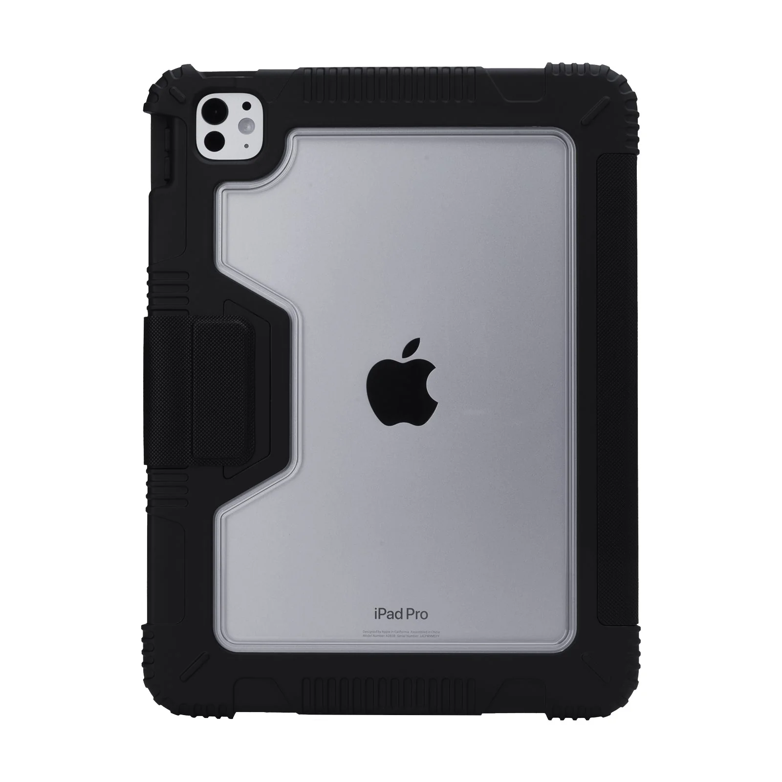 TEKNE Shockproof Vegan Leather Case for iPad Pro 11 M4 | Stand Function | Drop Protection - Black - Image 5