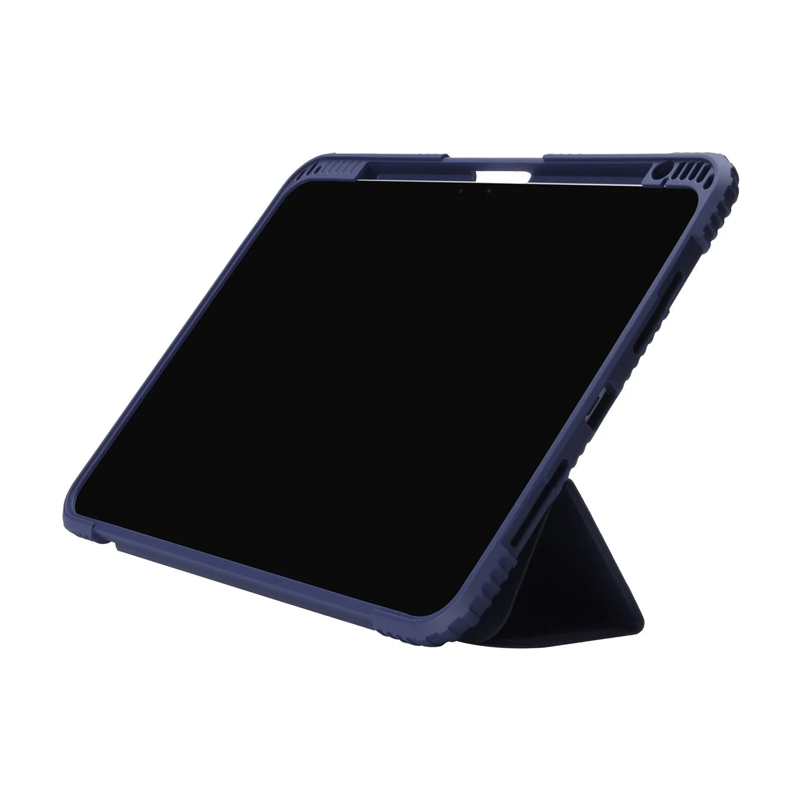 TEKNE Shockproof Vegan Leather Case for iPad Pro 11 M4 | Stand Function | Drop Protection - Blue - Image 5