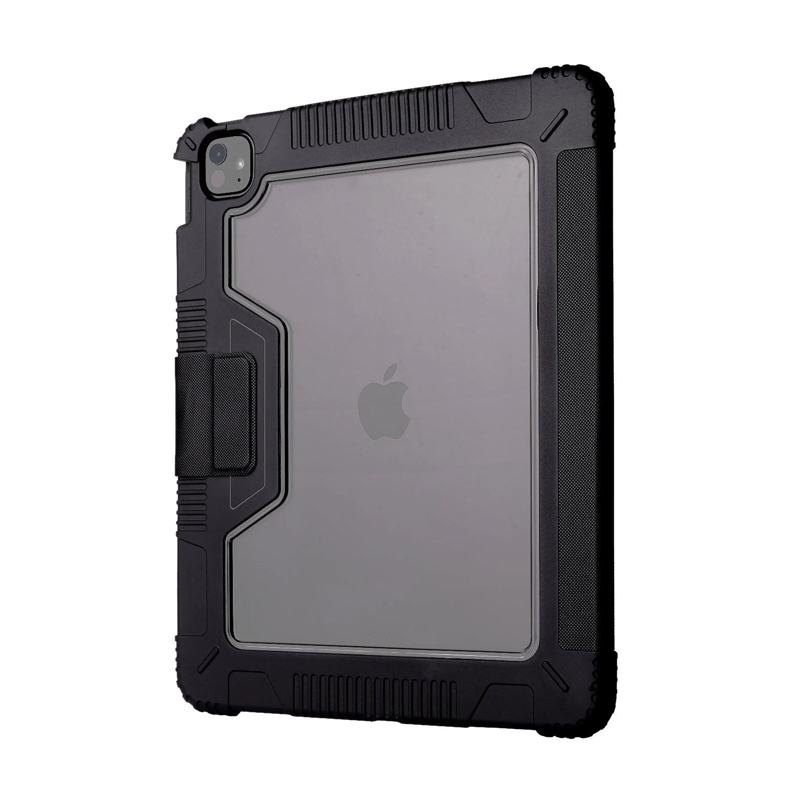 TEKNE Shockproof Vegan Leather Case for iPad Pro 13 M4 | Stand Function | Drop Protection - Black - Image 8