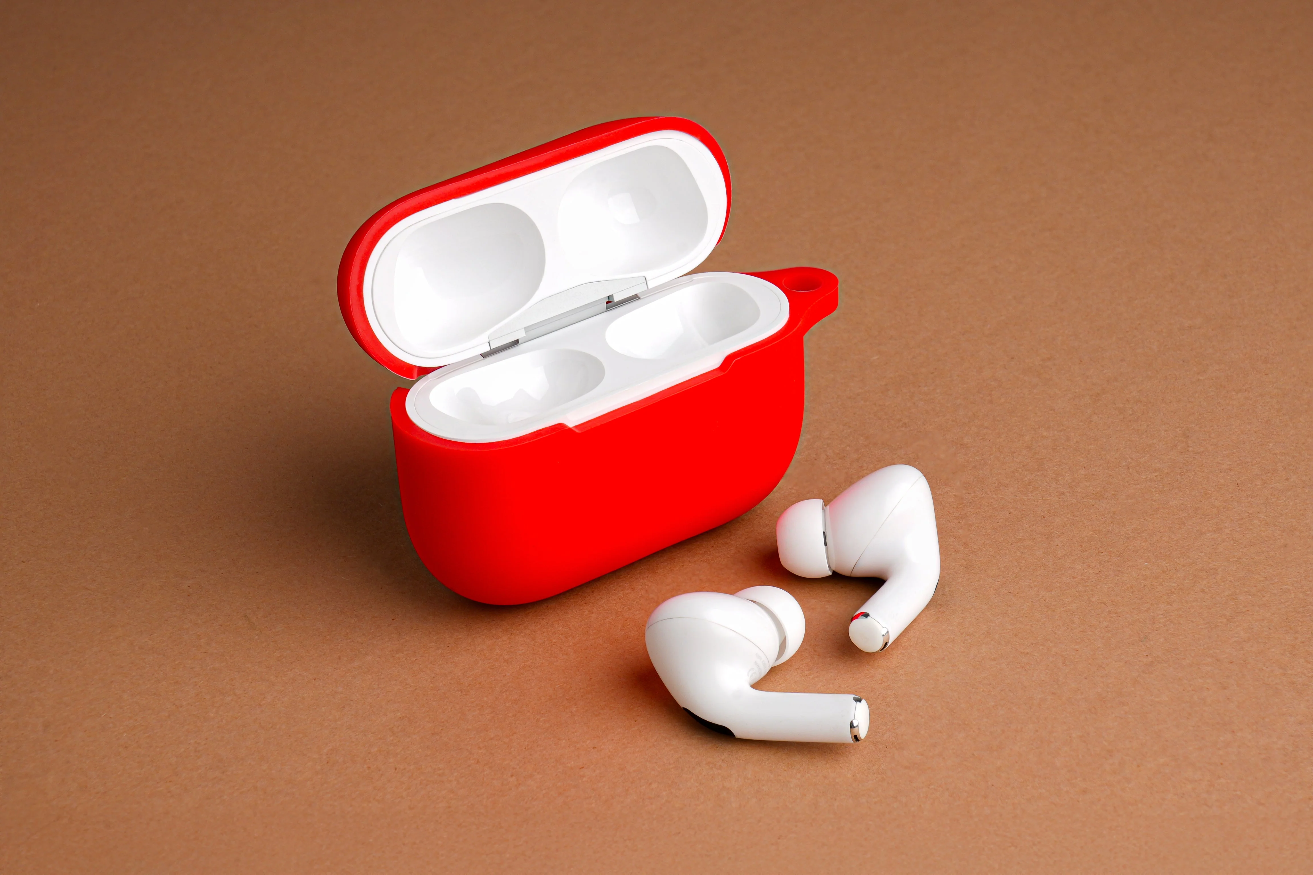 TEKNE Silicone Airpod Case for Airpods Pro-Classic Red - Image 5
