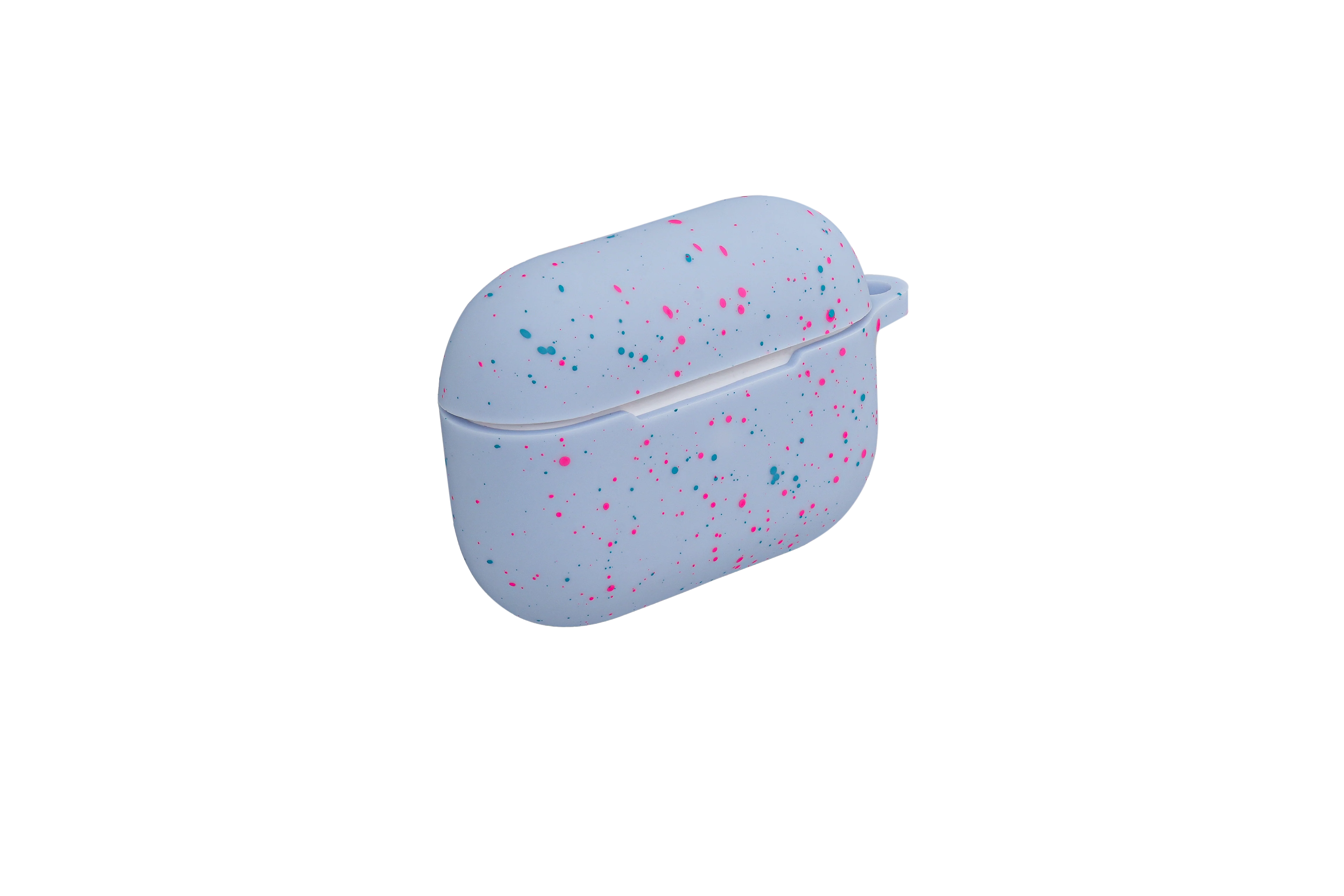 TEKNE Silicone Airpod Case for Airpods Pro-Motif Blue with Dots - Image 3