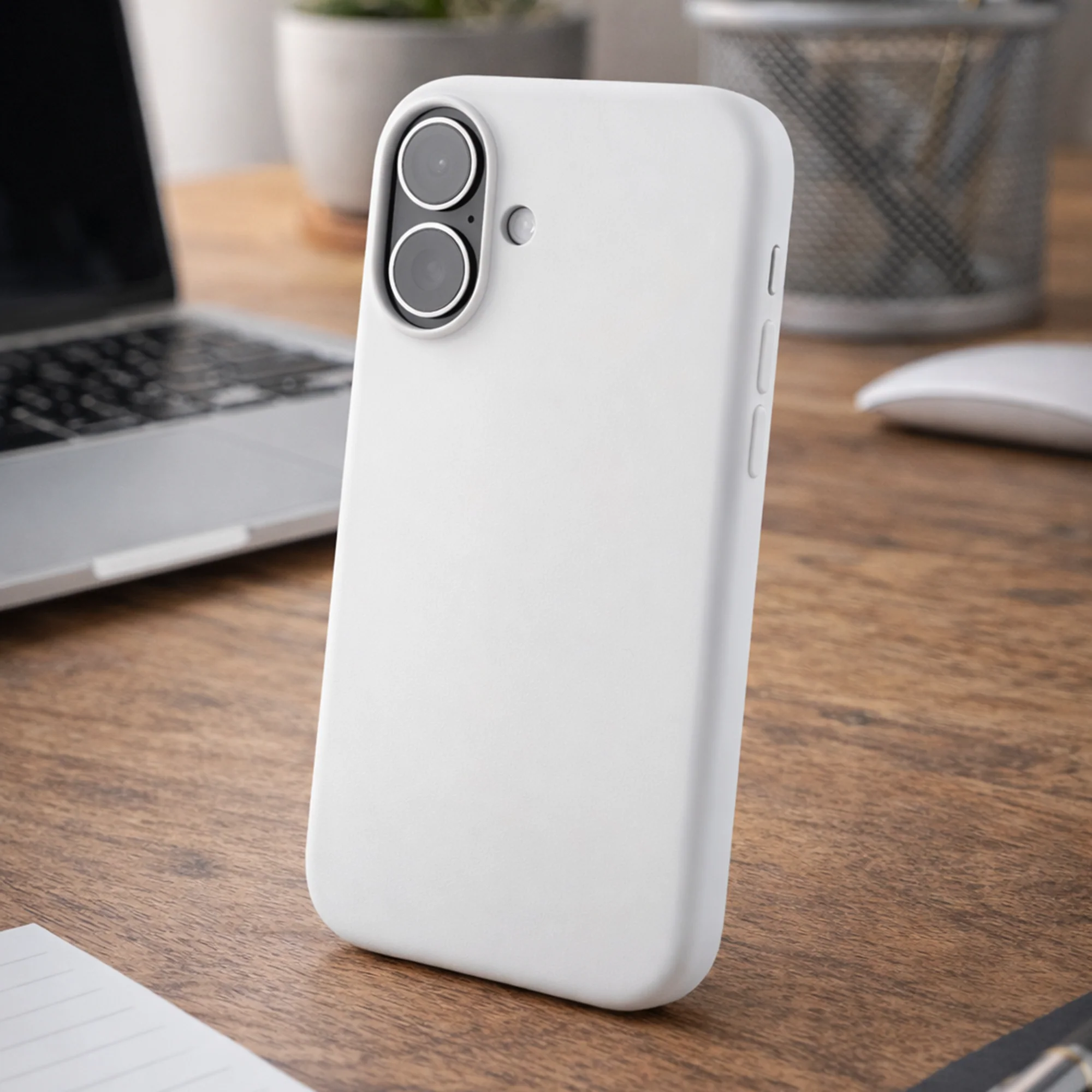 TEKNE Silicone Case Compatible with MagSafe for iPhone 17-Beige - Image 5