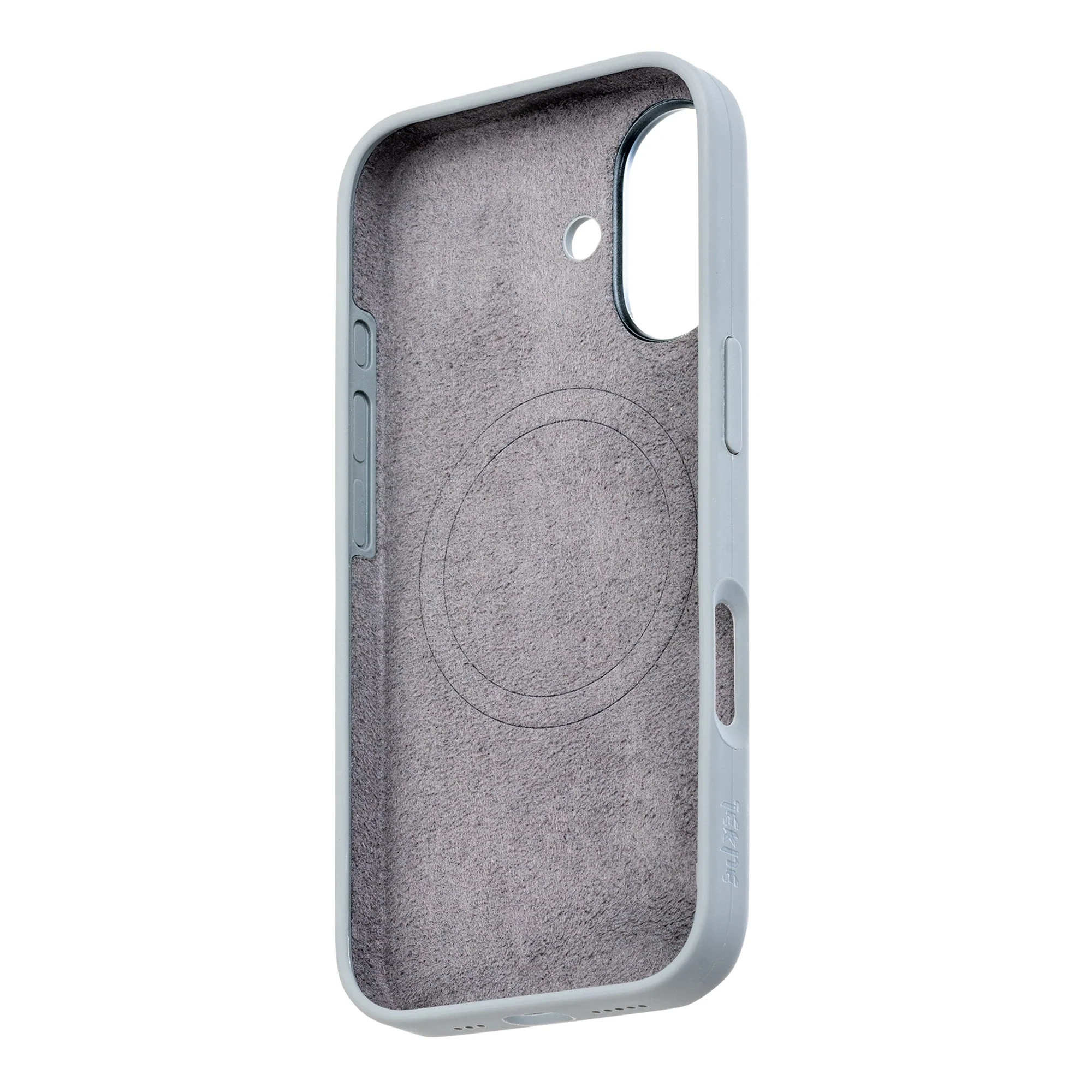 TEKNE Silicone Case Compatible with MagSafe for iPhone 17-Grey - Image 4