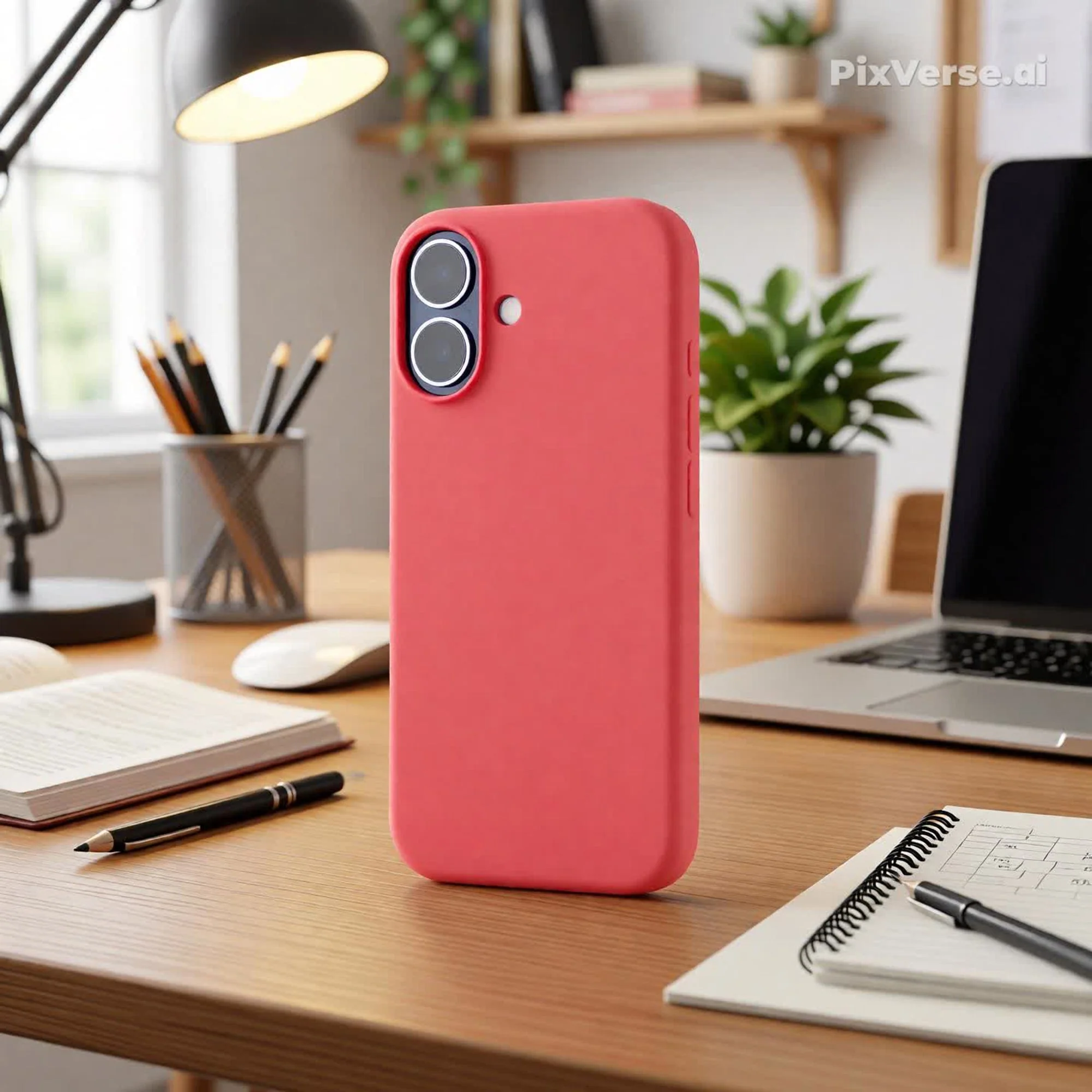 TEKNE Silicone Case Compatible with MagSafe for iPhone 17-Pink - Image 5