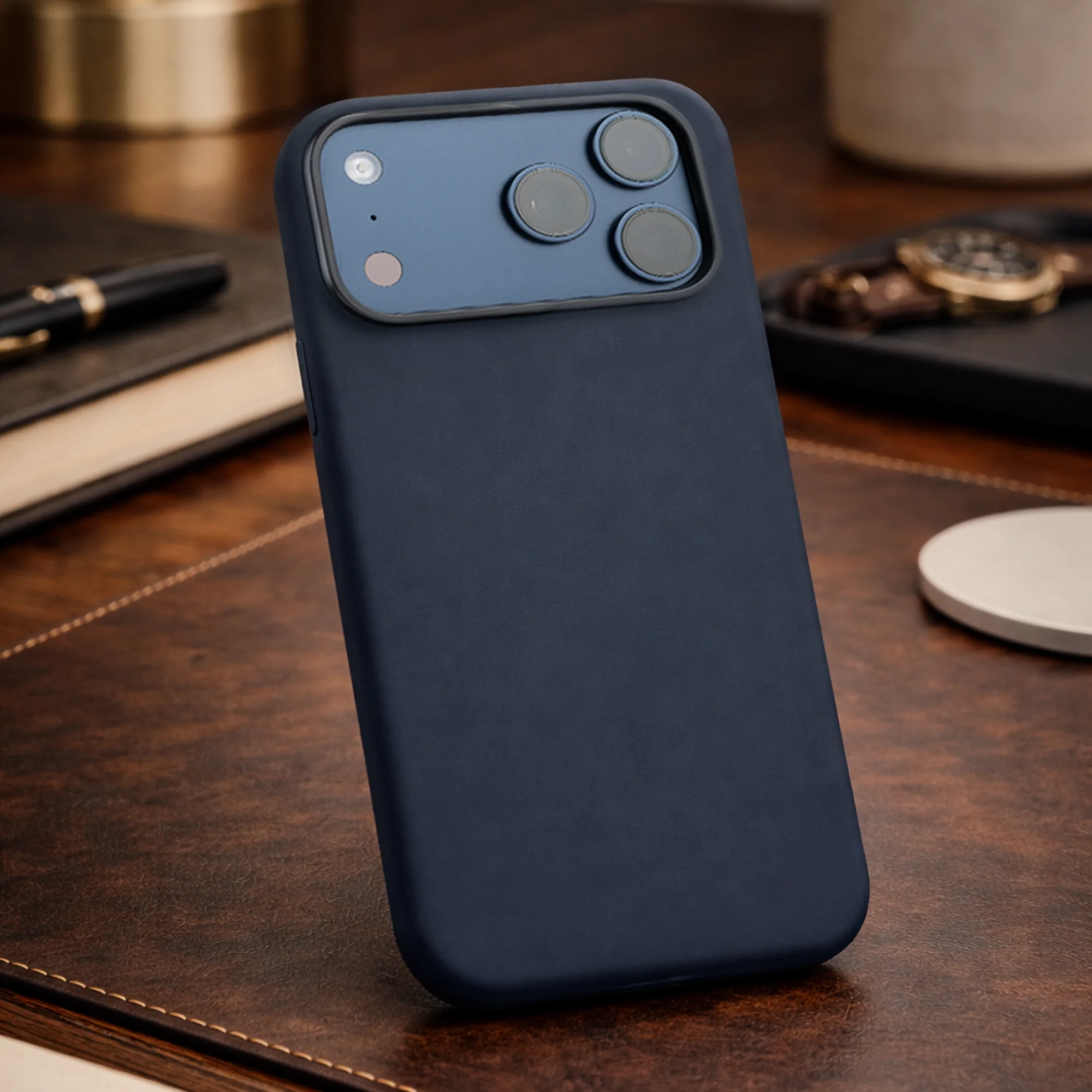 TEKNE Silicone Case Compatible with MagSafe for iPhone 17 Pro Max-Black - Image 3
