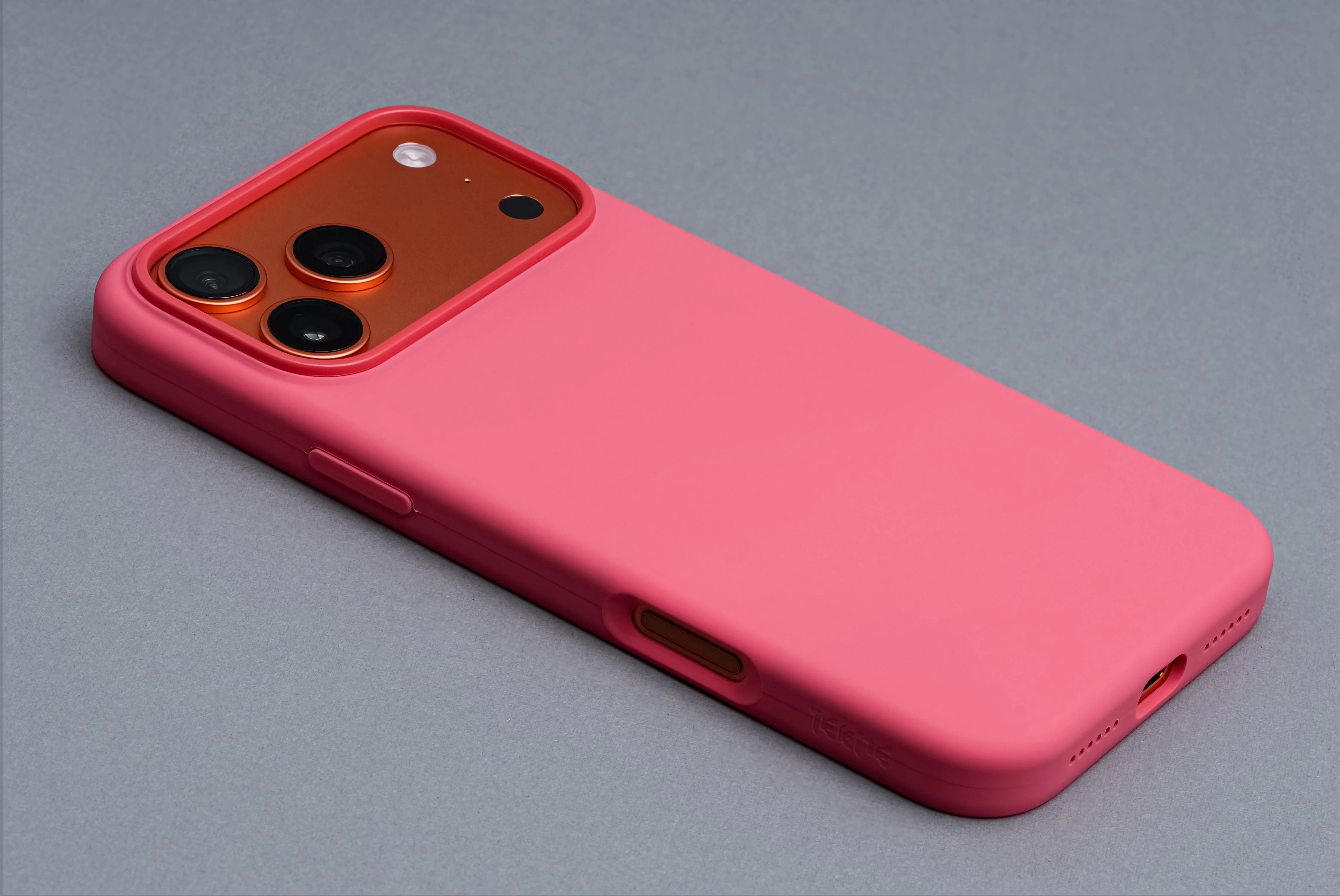 TEKNE Silicone Case Compatible with MagSafe for iPhone 17 Pro Max-Pink - Image 3