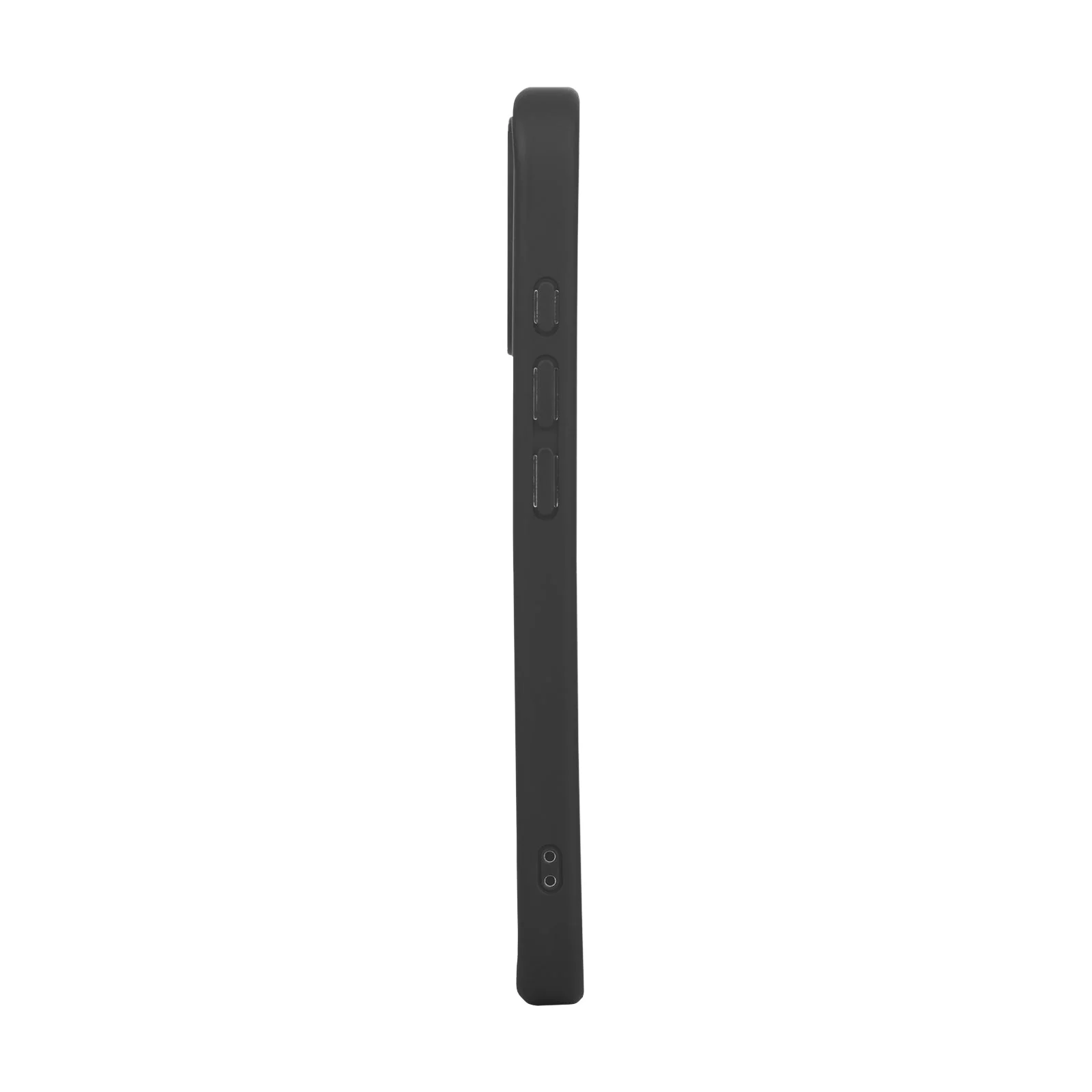 TEKNE Silicone Case for iPhone 16 Pro | Soft-Touch Grip | Shockproof & Wireless Charging Compatible - Black - Image 5
