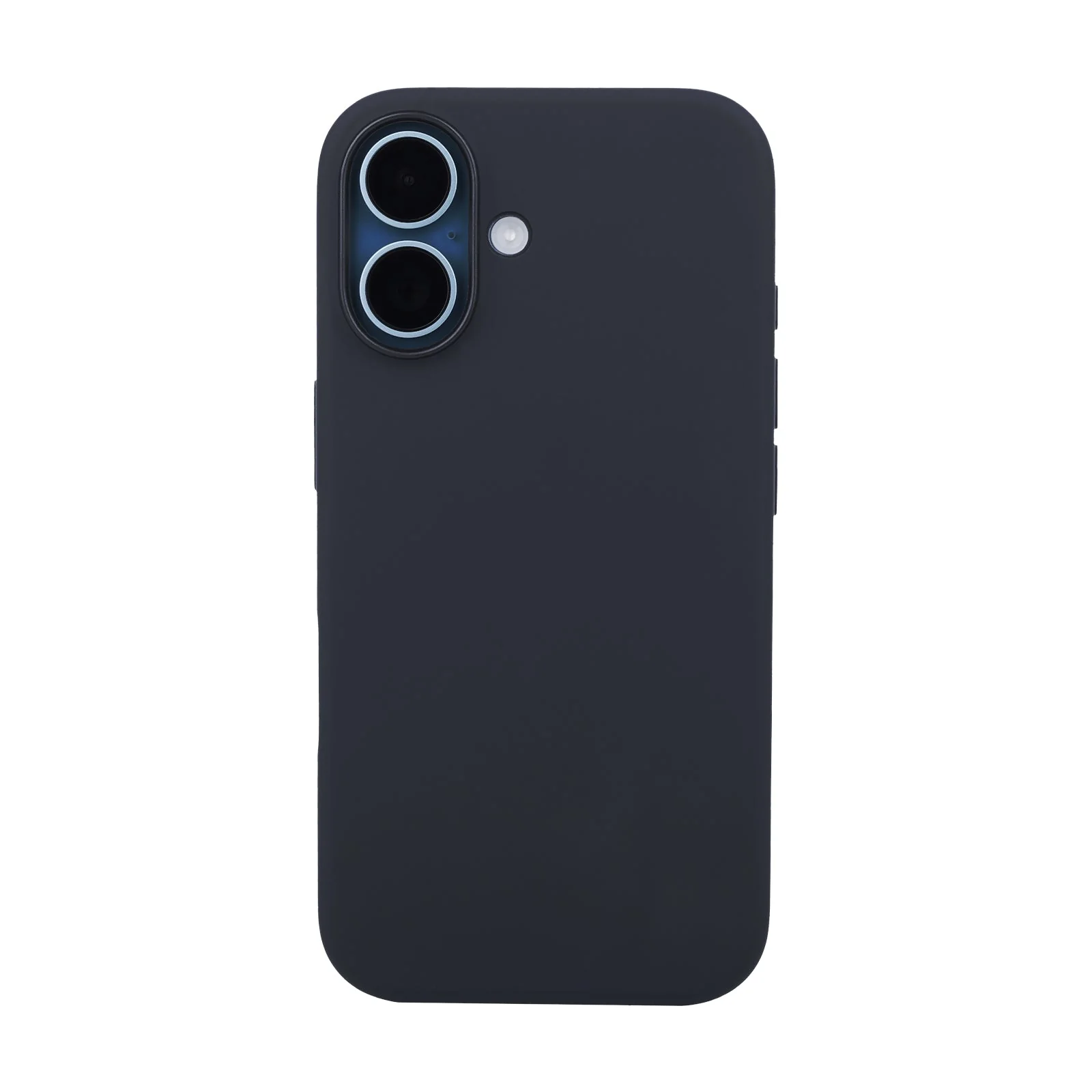 TEKNE Silicone Case for iPhone 16 | Soft-Touch Grip | Shockproof & Wireless Charging Compatible - Black - Image 2