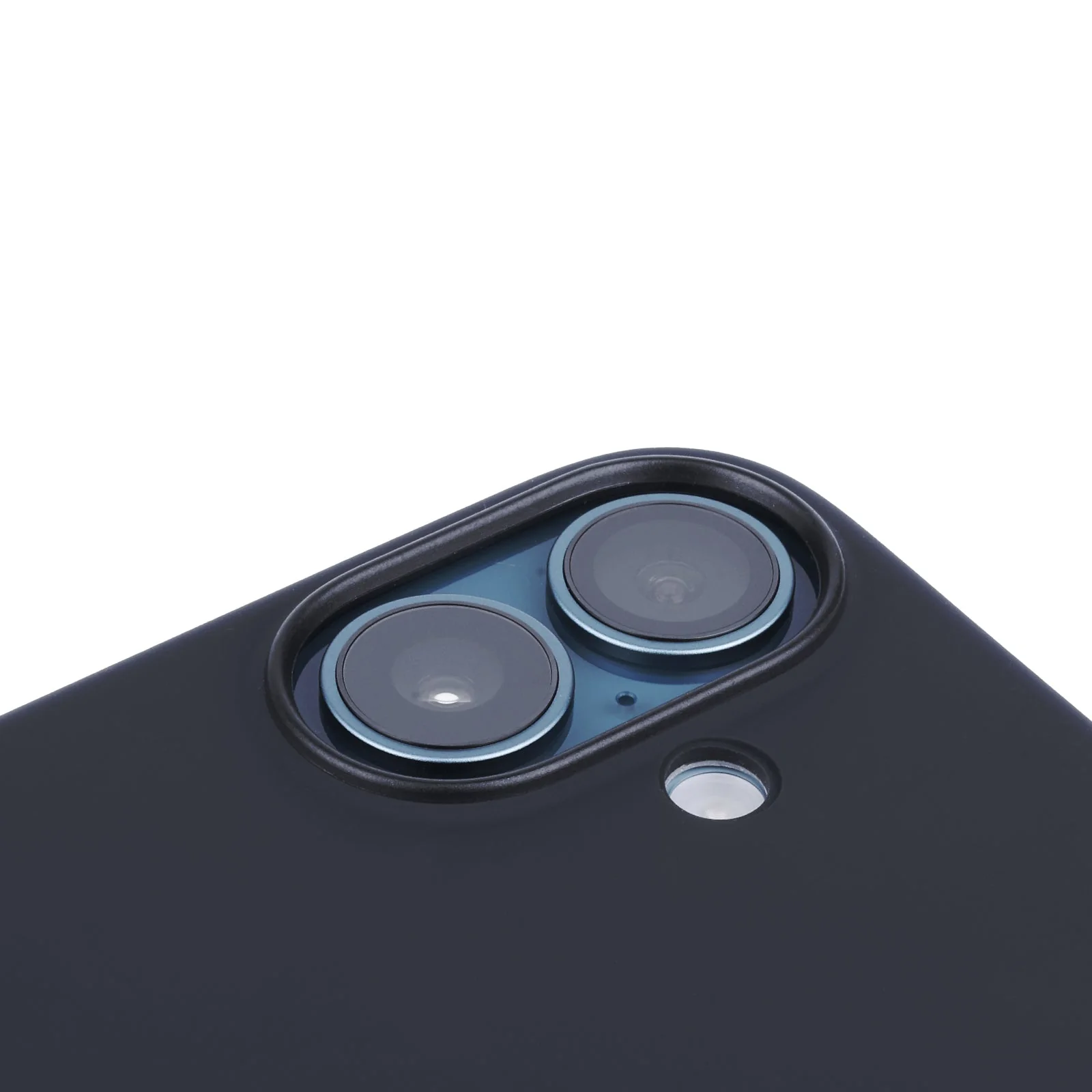 TEKNE Silicone Case for iPhone 16 | Soft-Touch Grip | Shockproof & Wireless Charging Compatible - Black - Image 3
