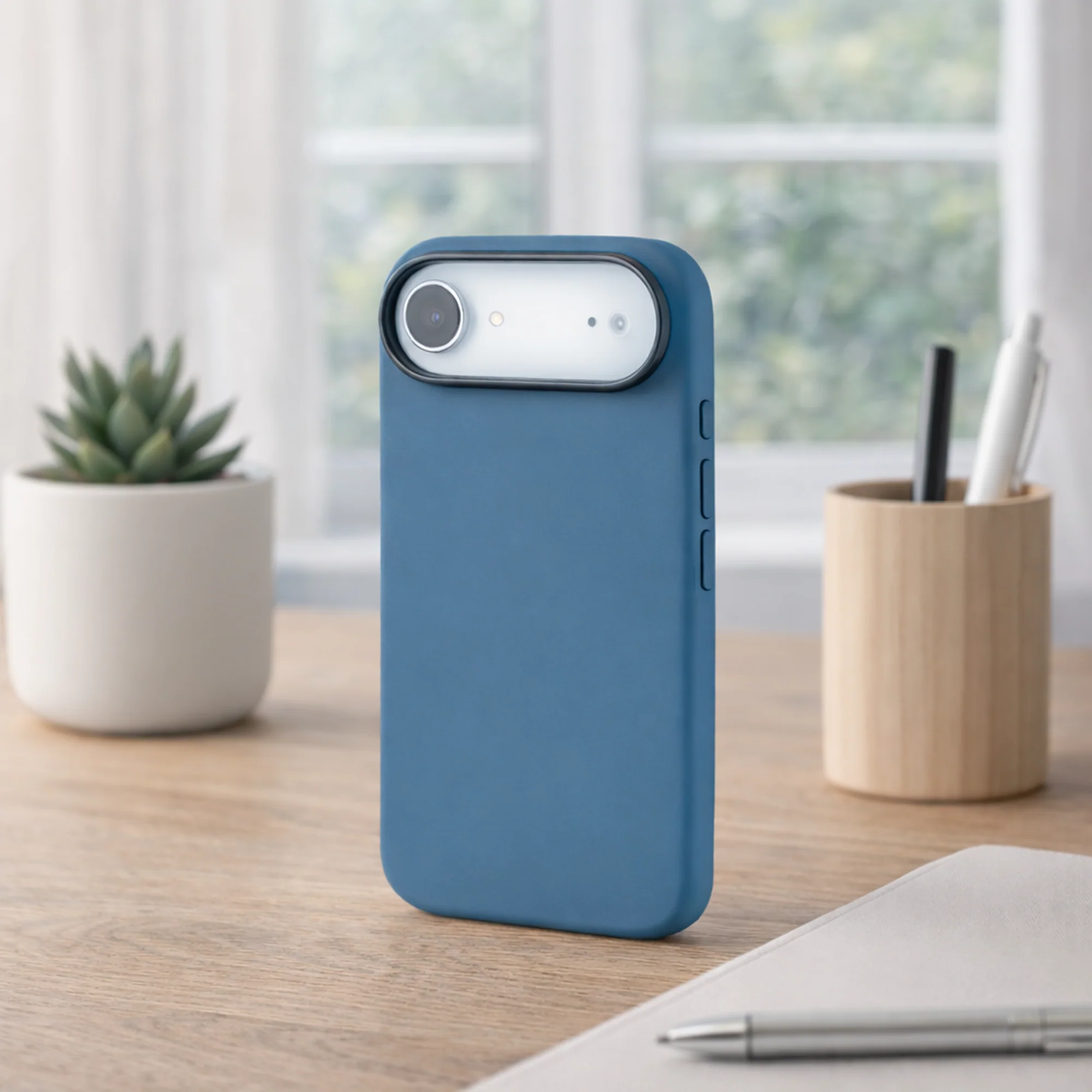 TEKNE Silicone MagSafe Case for iPhone 17 Air- Blue - Image 4
