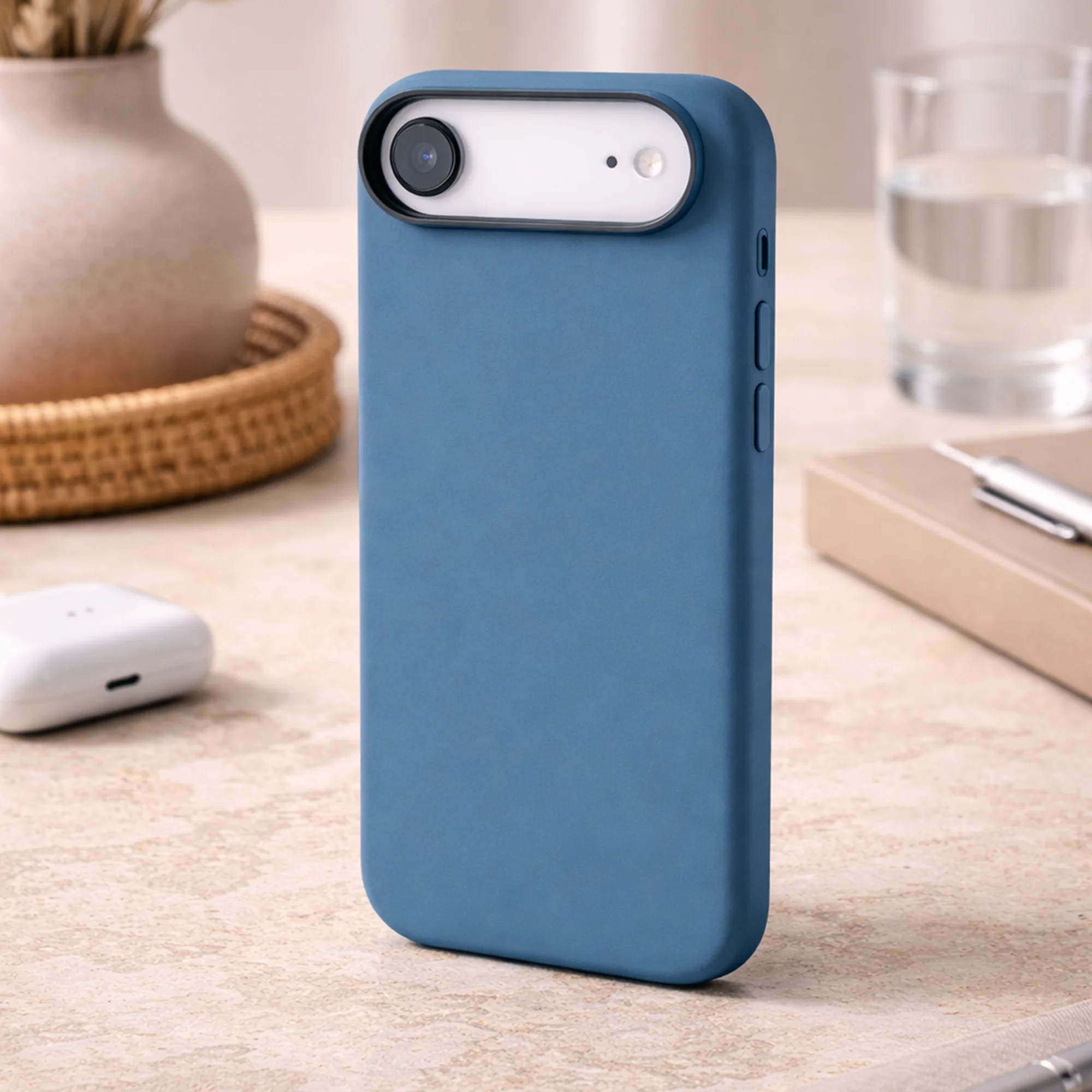 TEKNE Silicone MagSafe Case for iPhone 17 Air- Blue - Image 7