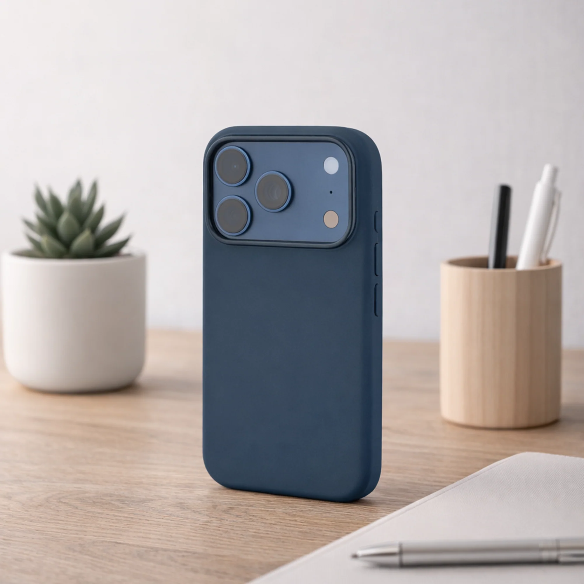 TEKNE Silicone MagSafe Case for iPhone 17 Pro- Black - Image 4
