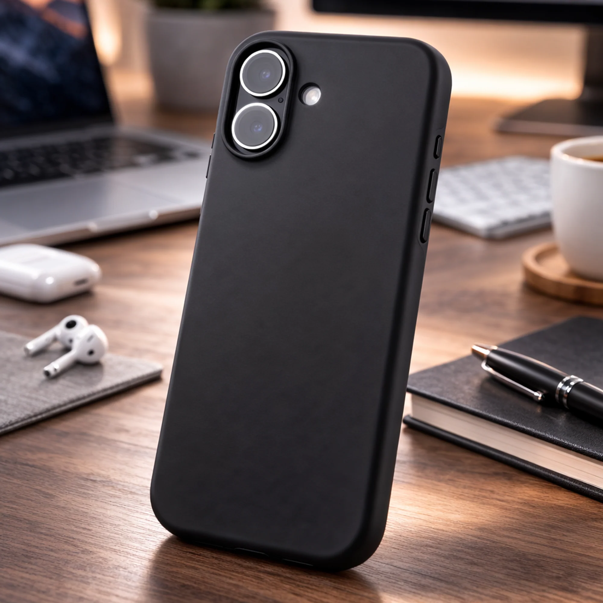 TEKNE Solid MagSafe Case for iPhone 17-Black - Image 6