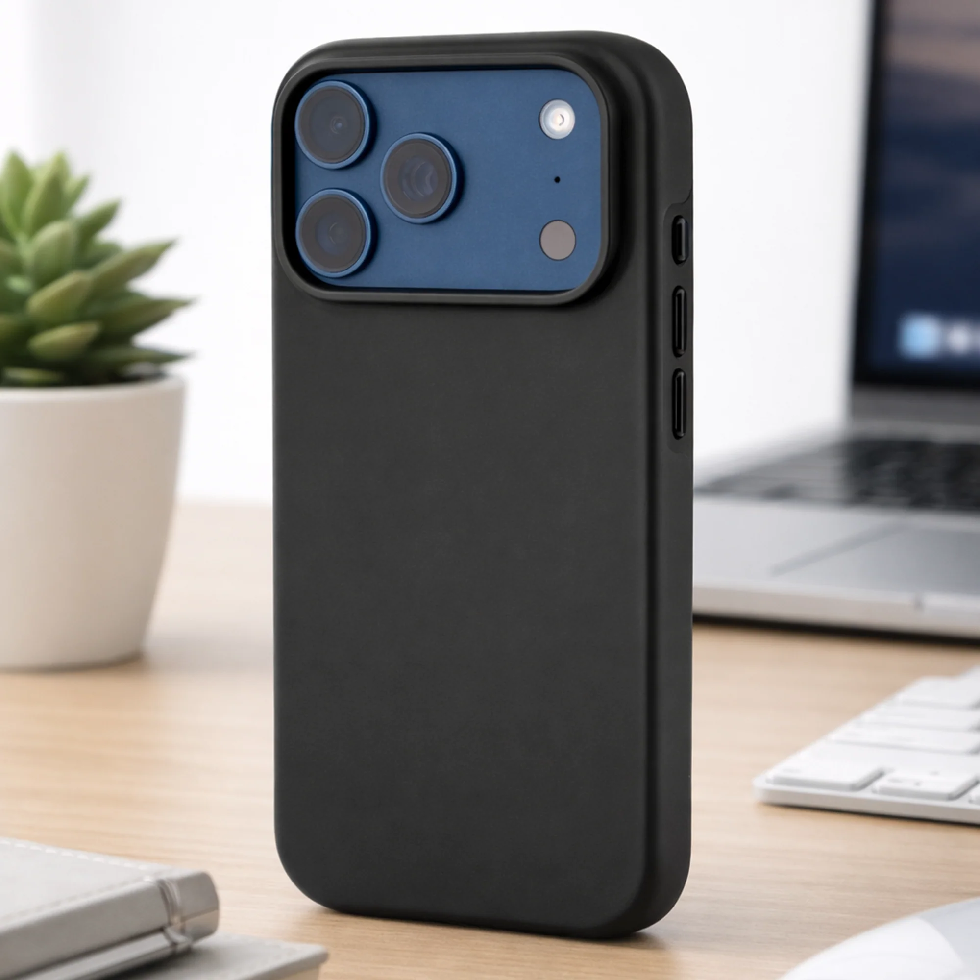 TEKNE Solid MagSafe Case for iPhone 17 Pro-Black - Image 5