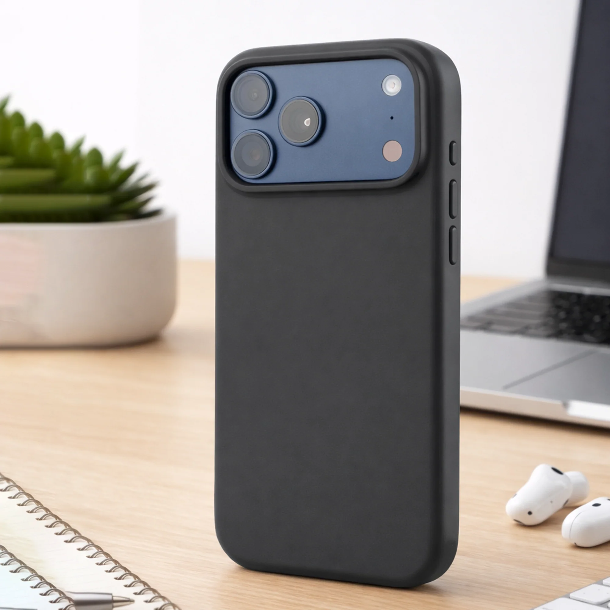 TEKNE Solid MagSafe Case for iPhone 17 Pro Max-Black - Image 2