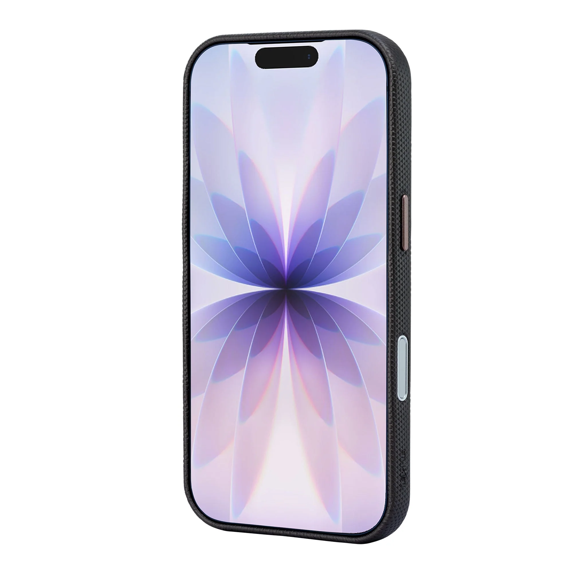 TEKNE Textura Vegan Leather Case for iPhone 17 Pro-Grey - Image 5