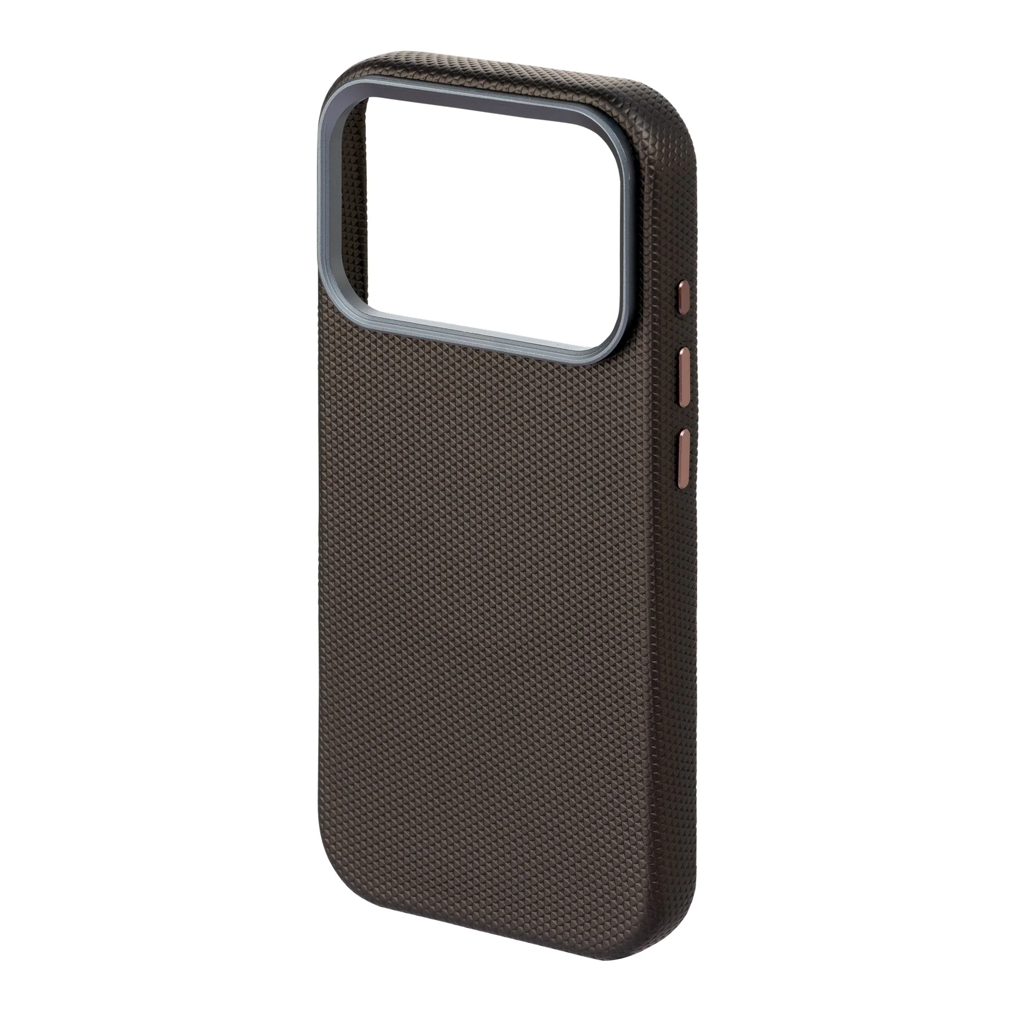 TEKNE Textura Vegan Leather Case for iPhone 17 Pro-Grey - Image 7