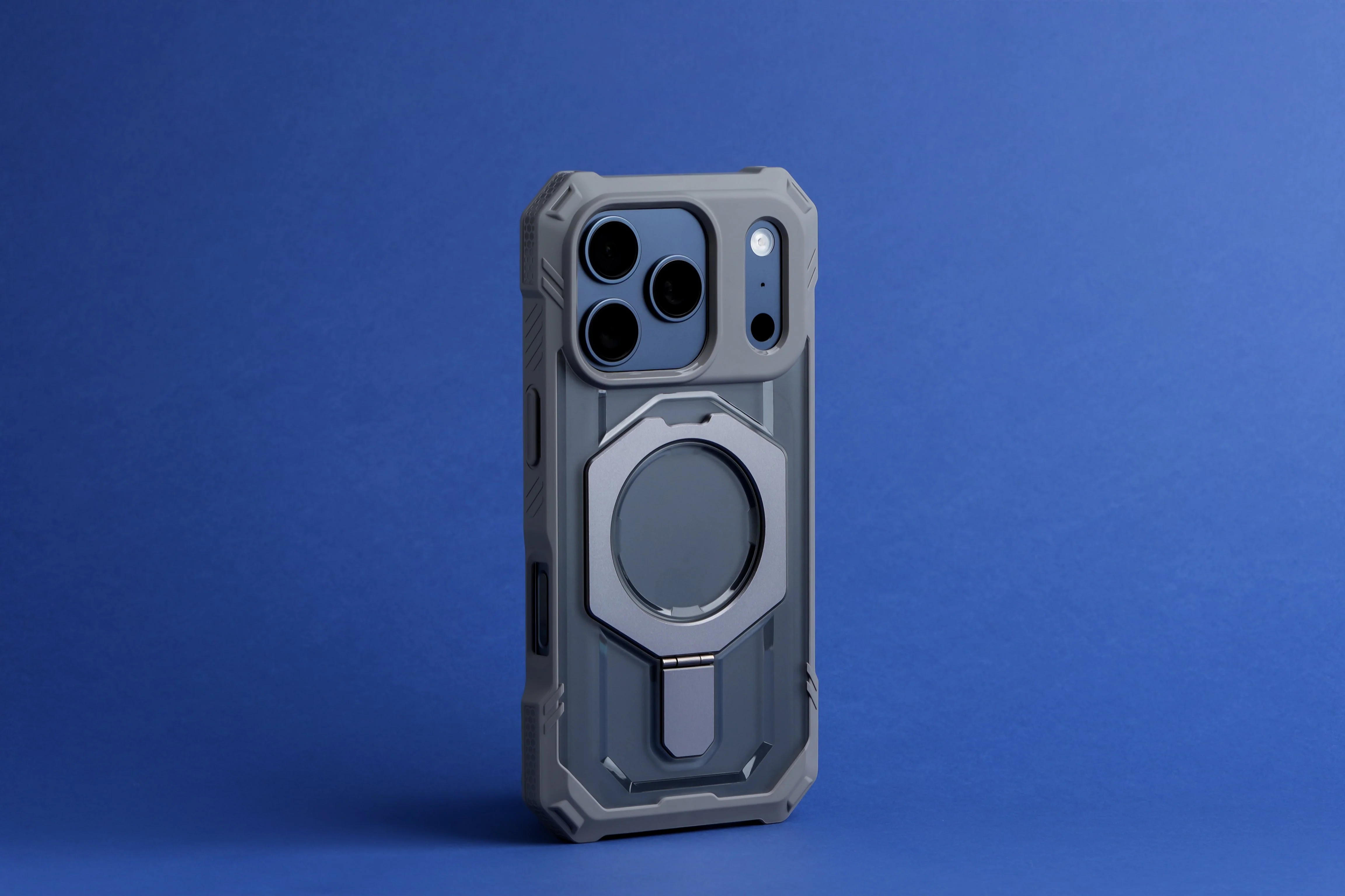 TEKNE Titan Defender Case for iPhone 17 Pro-Grey - Image 2
