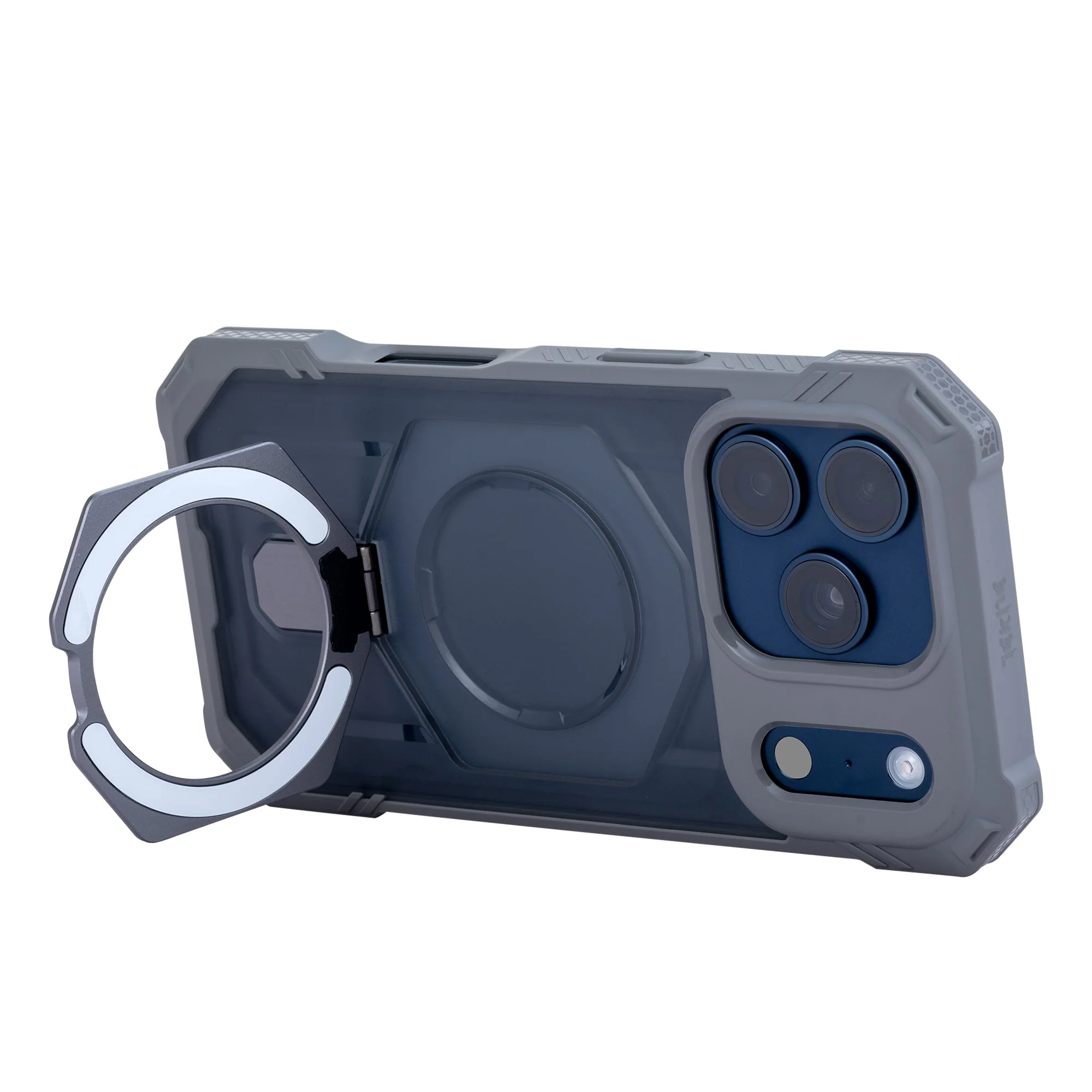 TEKNE Titan Defender Case for iPhone 17 Pro-Grey - Image 4