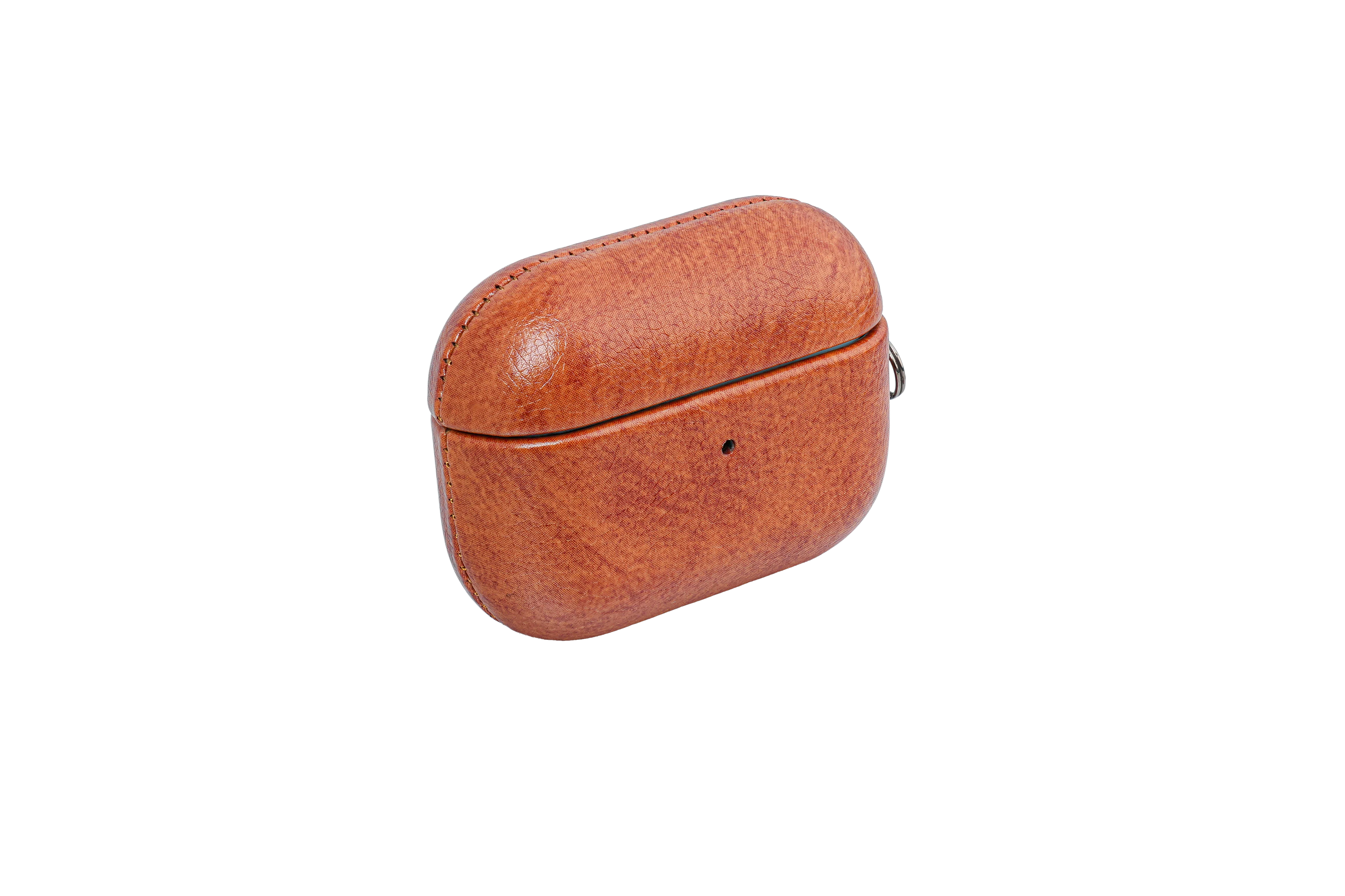 TEKNE Vegan Leather case for Airpods-Tan brown - Image 3