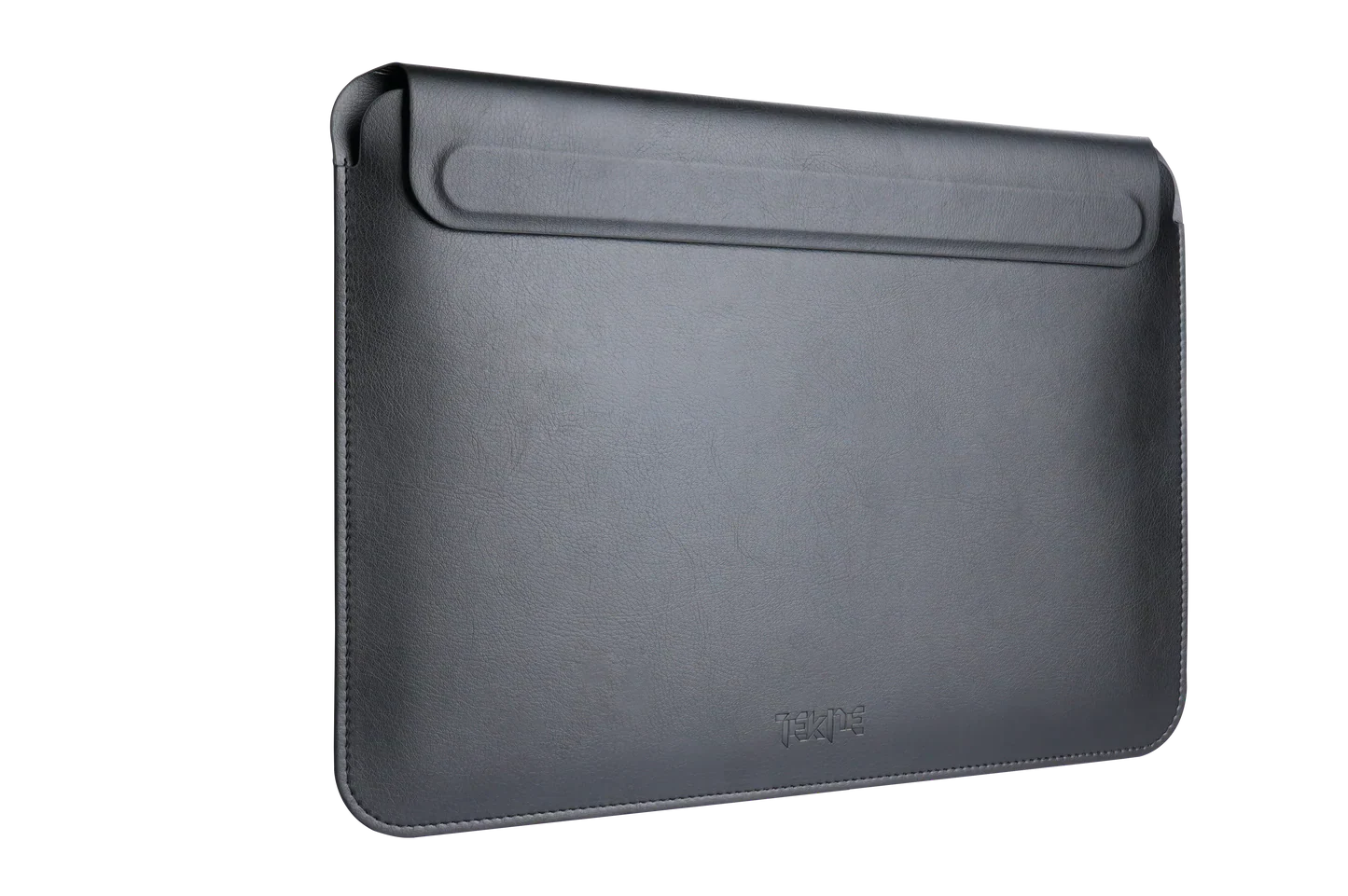 TEKNE Vegan Leather Cover for Macbook-13" and iPad-Black - Image 3