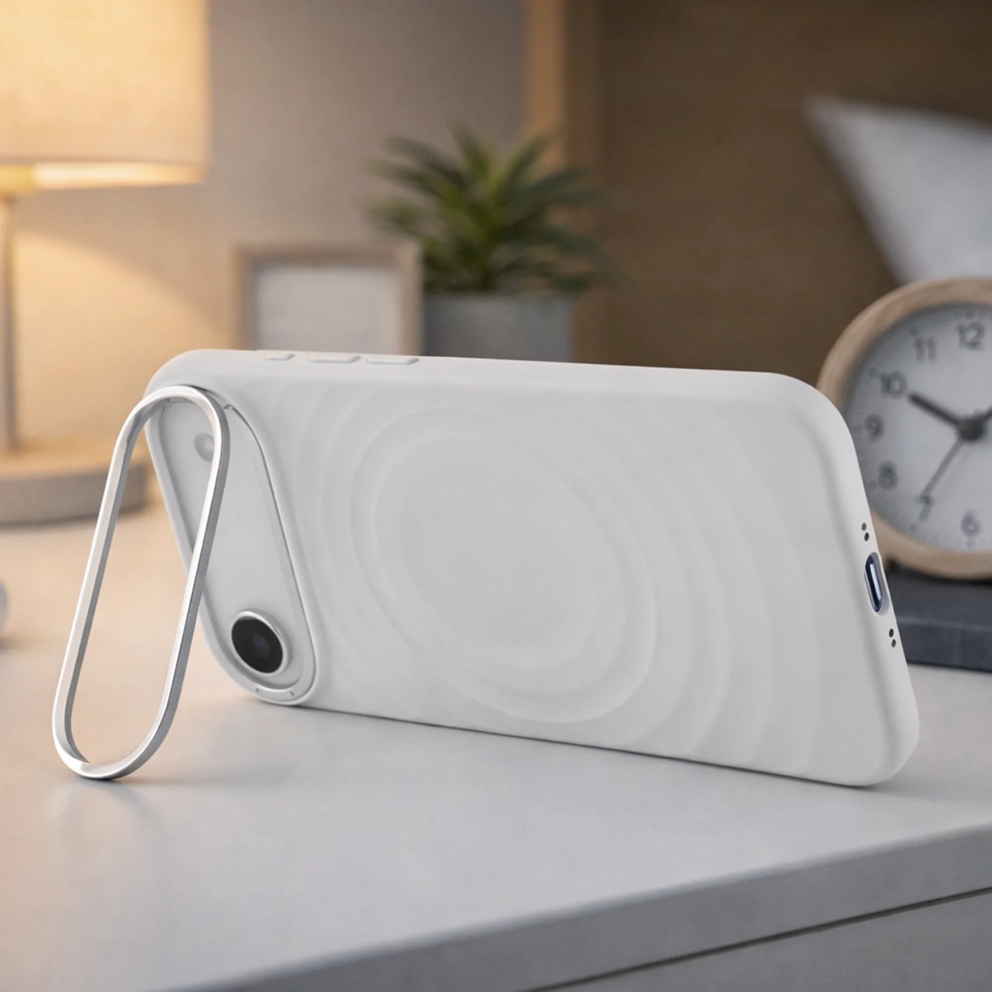 TEKNE WaveStand Silicone Case for iPhone 17 Air-Beige - Image 3
