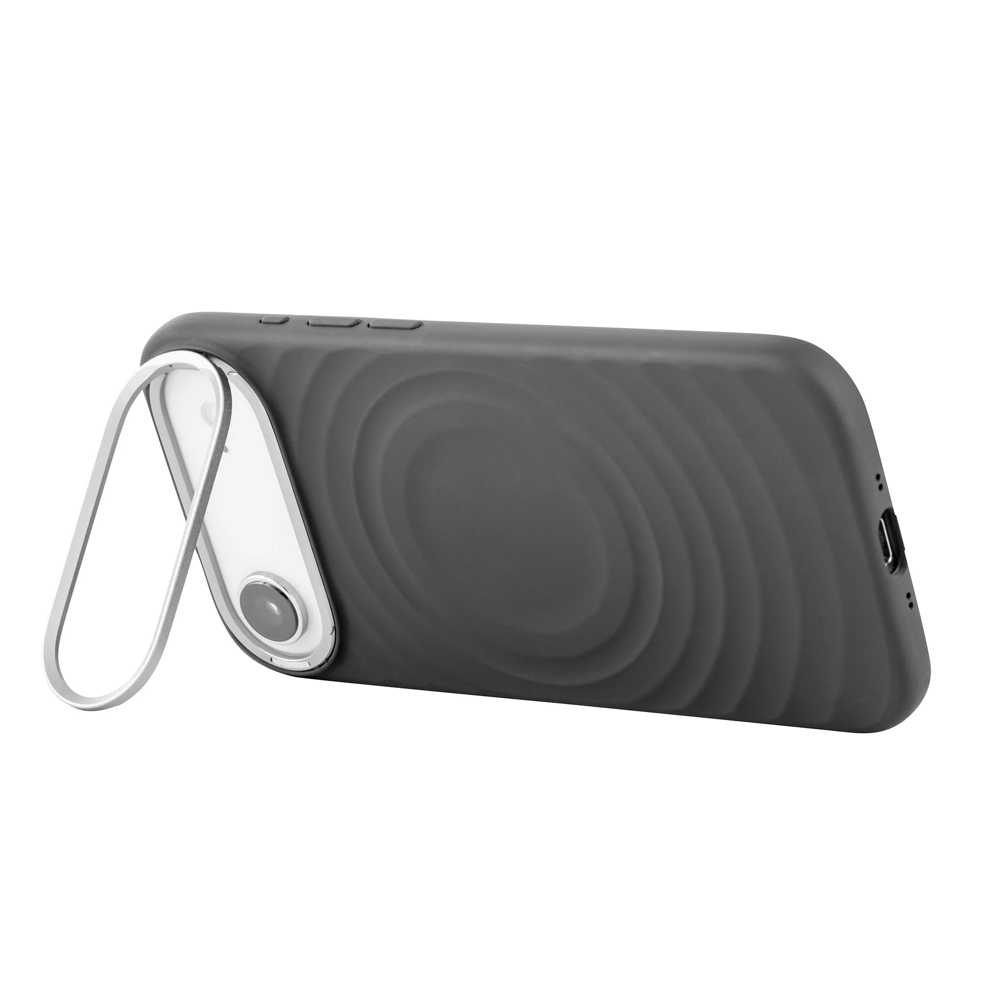 TEKNE WaveStand Silicone Case for iPhone 17 Air- Black - Image 2