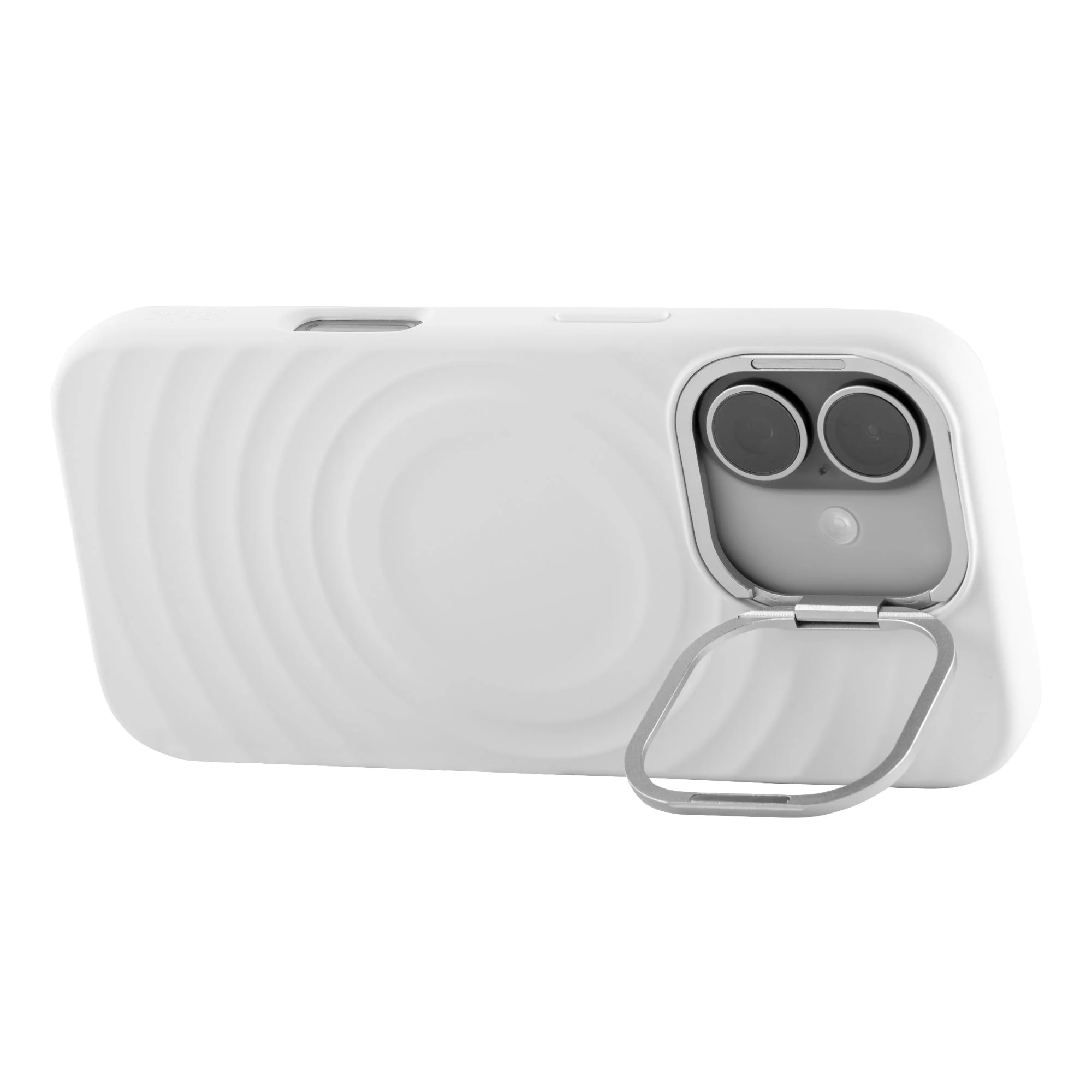 TEKNE WaveStand Silicone Case for iPhone 17-Beige - Image 2