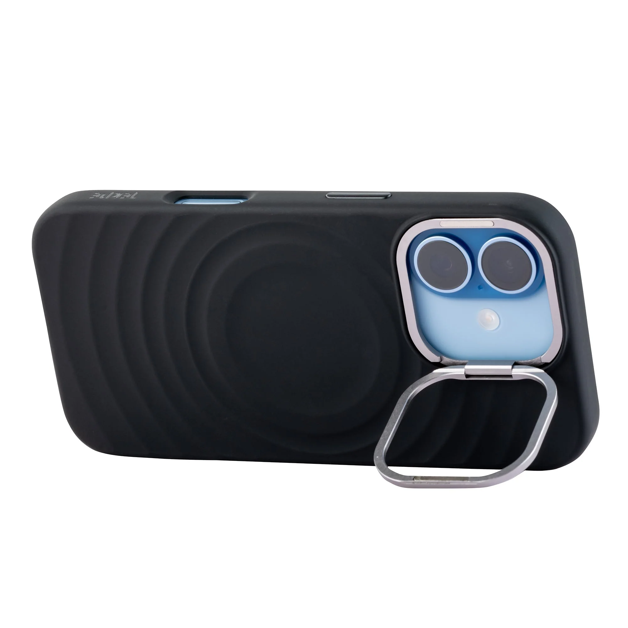 TEKNE WaveStand Silicone Case for iPhone 17- Black - Image 7