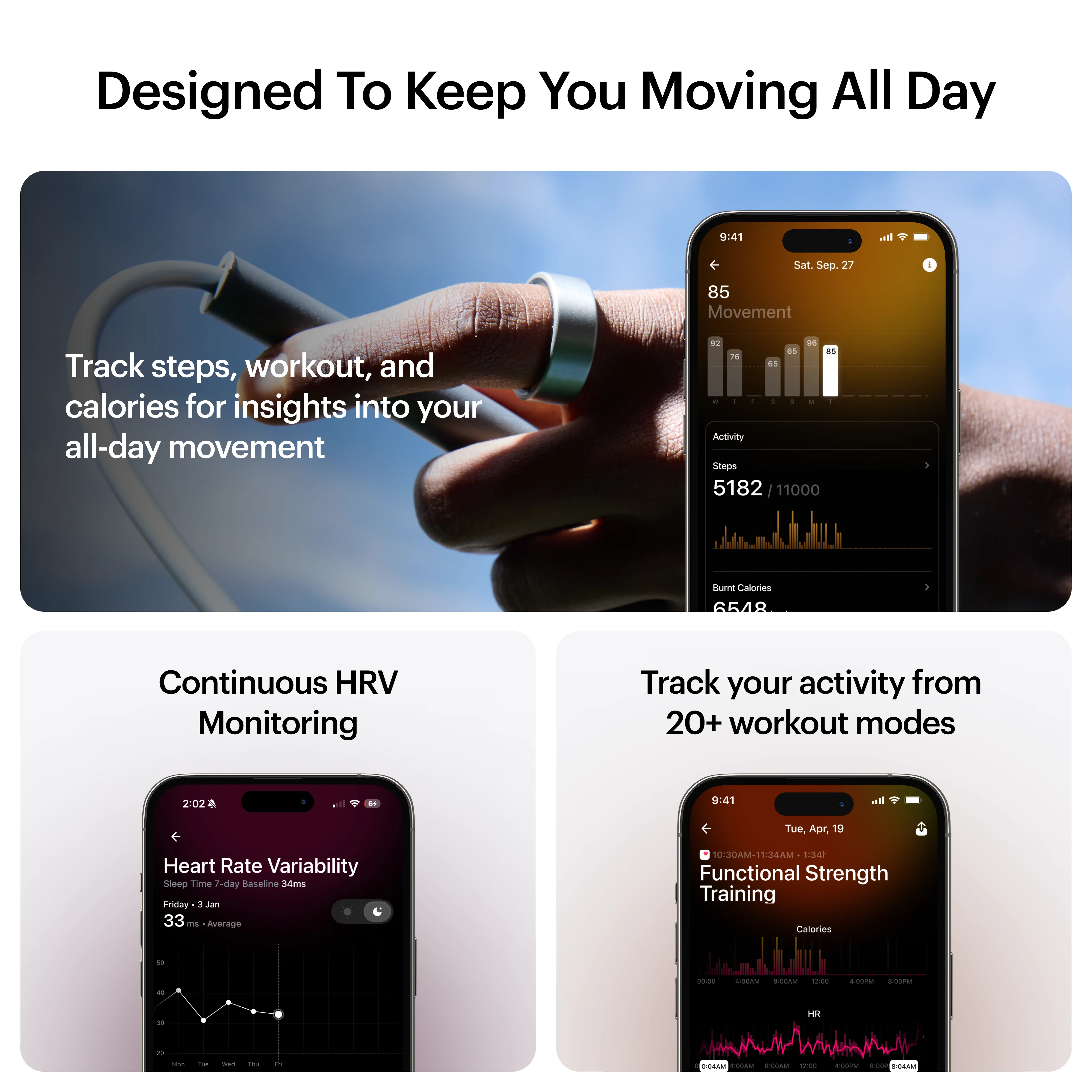 ULTRAHUMAN Ring AIR – Smart Fitness, Sleep & Activity Tracker for Men/Women - Image 23