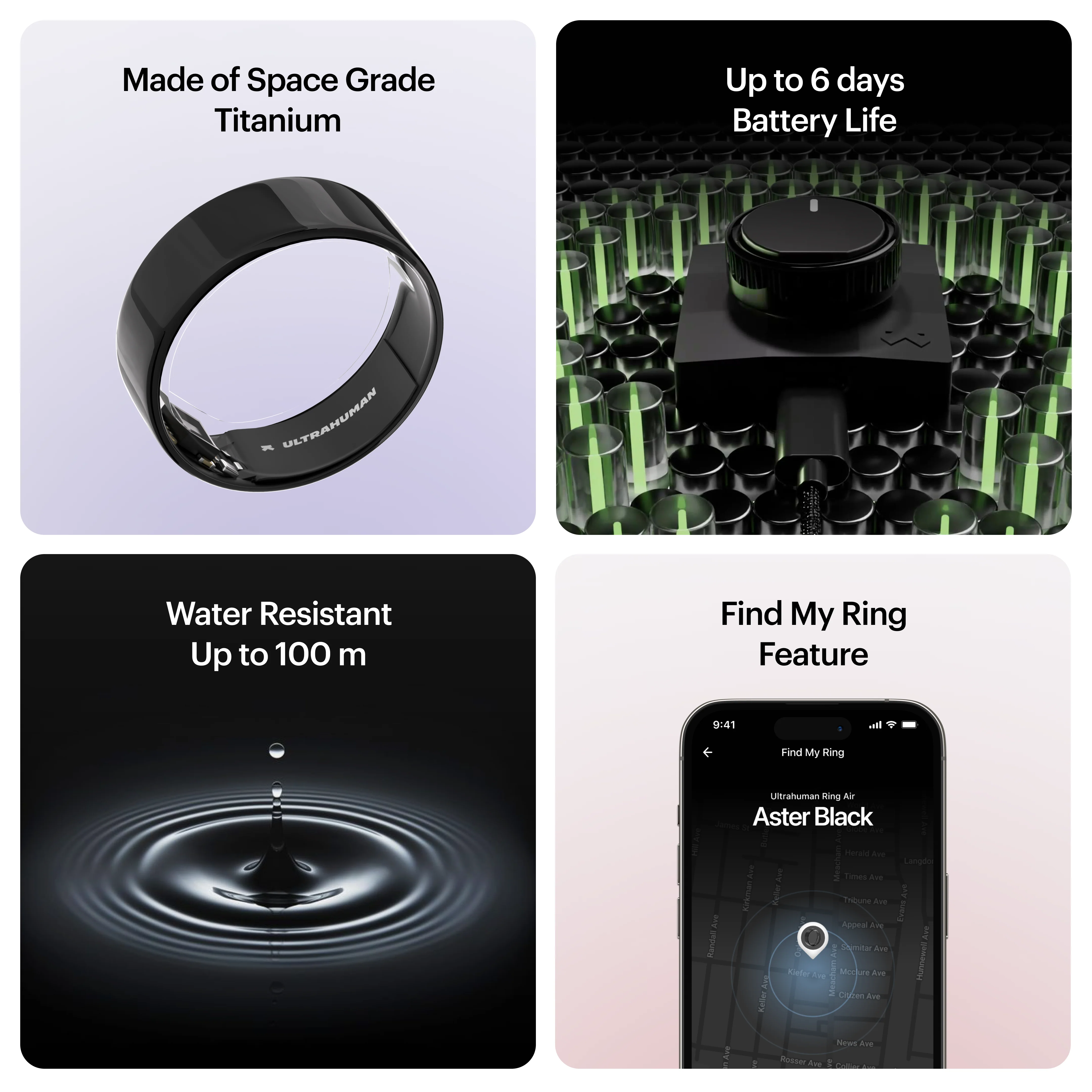 ULTRAHUMAN Ring AIR – Smart Fitness, Sleep & Activity Tracker for Men/Women (Aster Black) 5 - Image 7