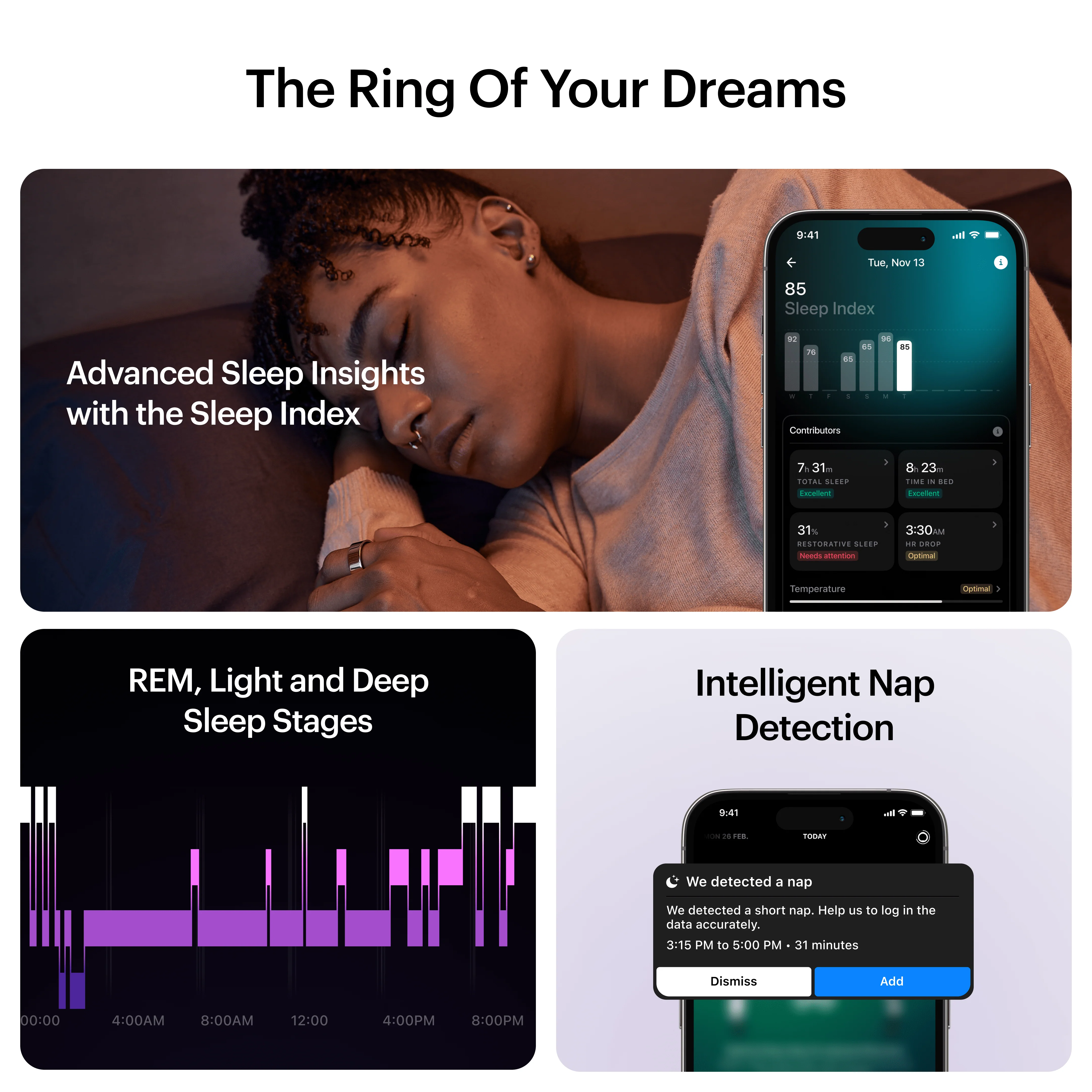 ULTRAHUMAN Ring AIR – Smart Fitness, Sleep & Activity Tracker for Men/Women (Aster Black) 6 - Image 5