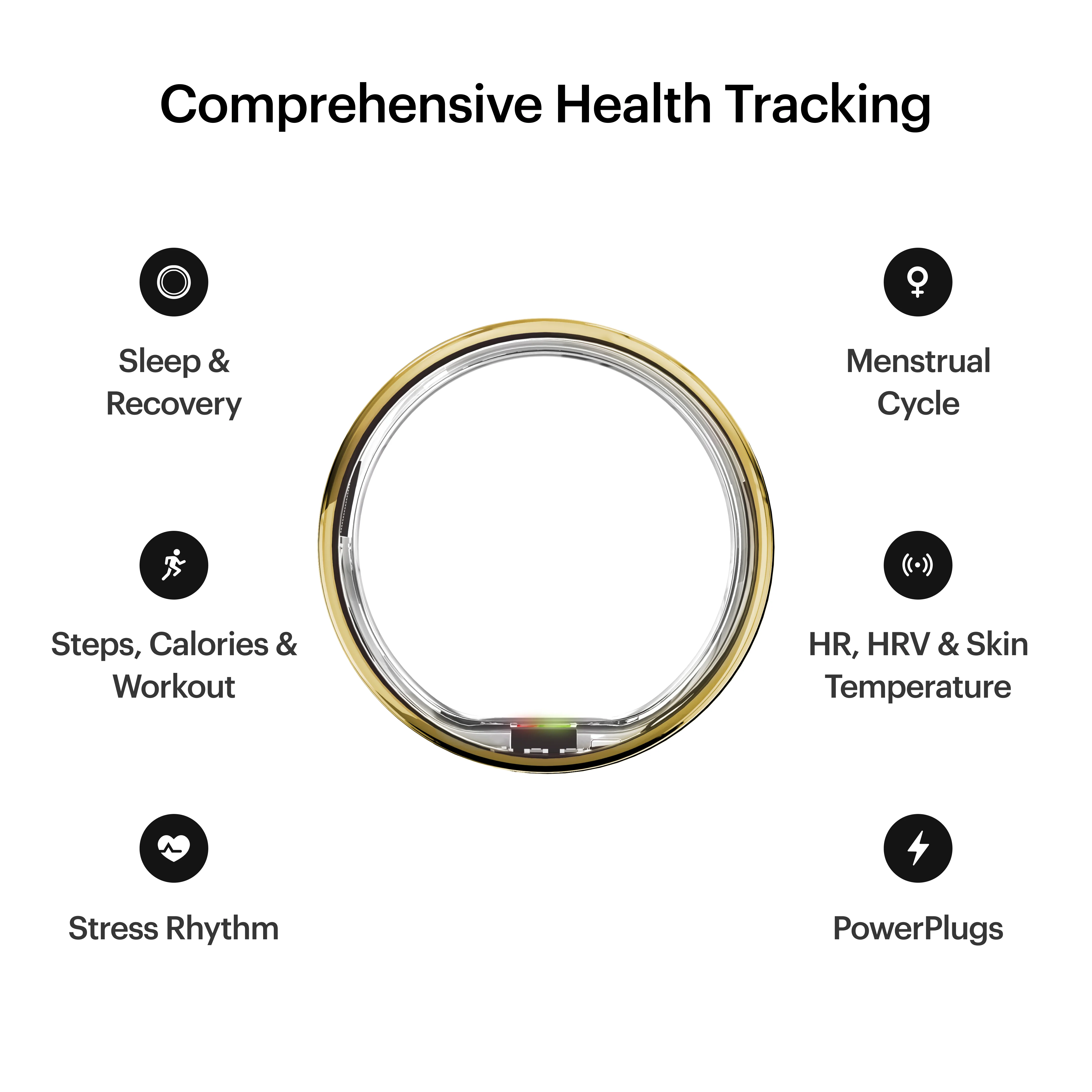 ULTRAHUMAN Ring AIR – Smart Fitness, Sleep & Activity Tracker for Men/Women (Bionic Gold) 12 - Image 3