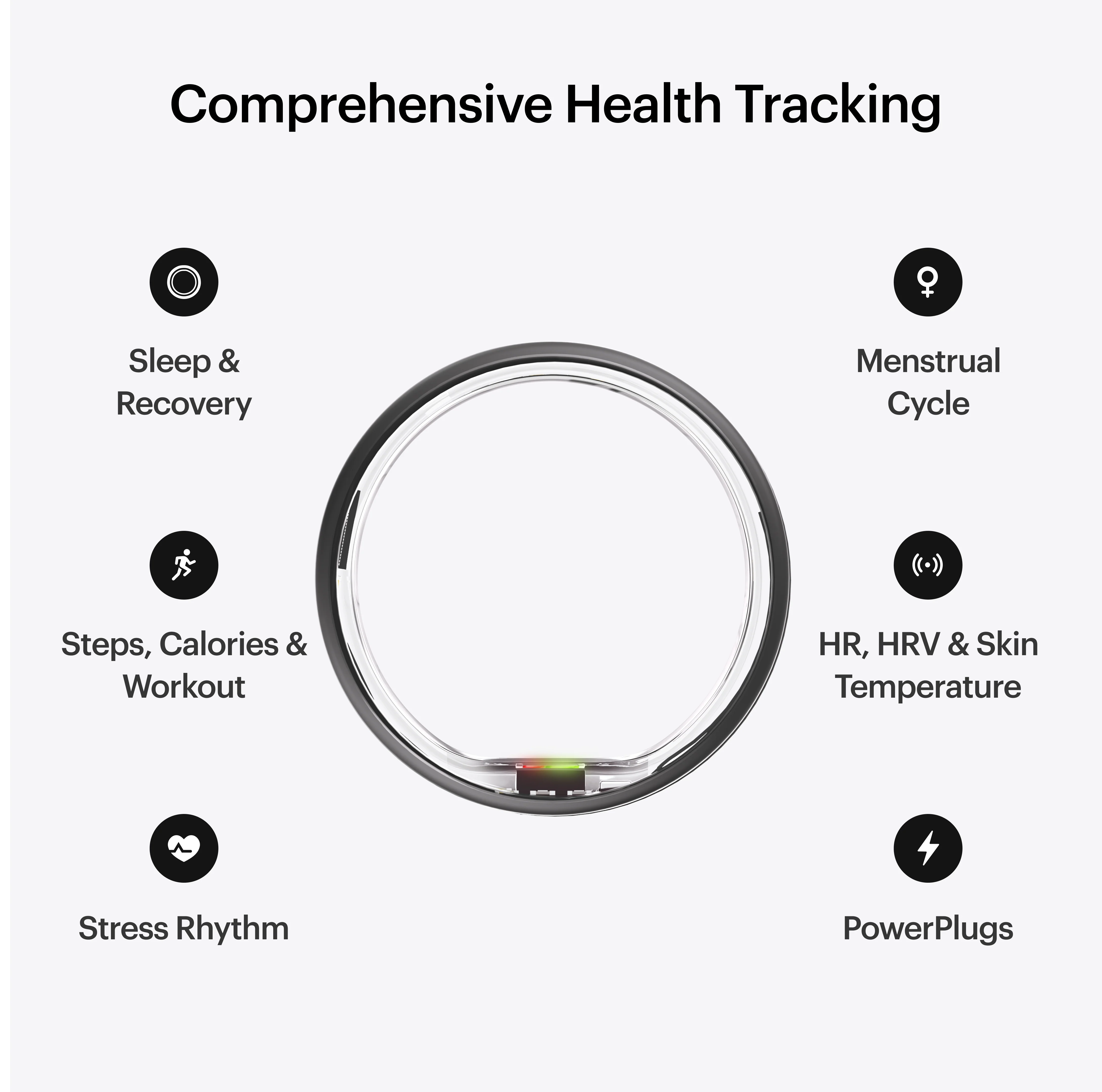 ULTRAHUMAN Ring AIR – Smart Fitness, Sleep & Activity Tracker for Men/Women (Matte Grey) 6 - Image 3