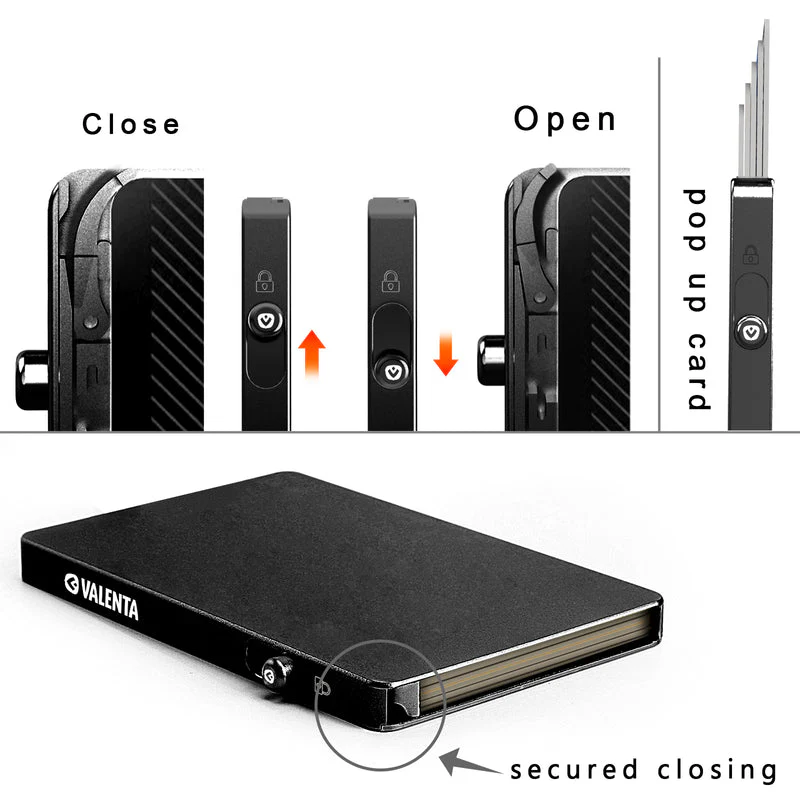Valenta Cardprotector Aluminium Magsafe Black - Image 4