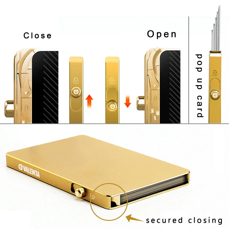 Valenta Cardprotector Aluminium Magsafe Gold - Image 5
