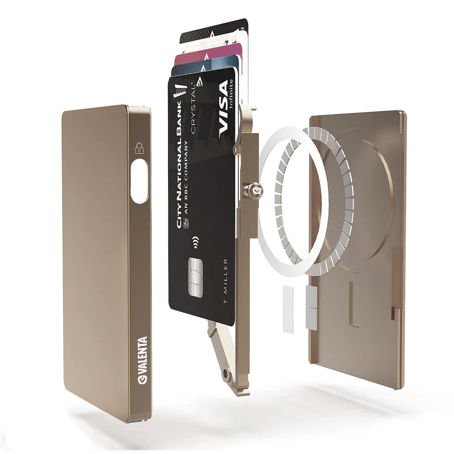 Valenta Cardprotector Aluminium Magsafe Natural Titanium - Image 4